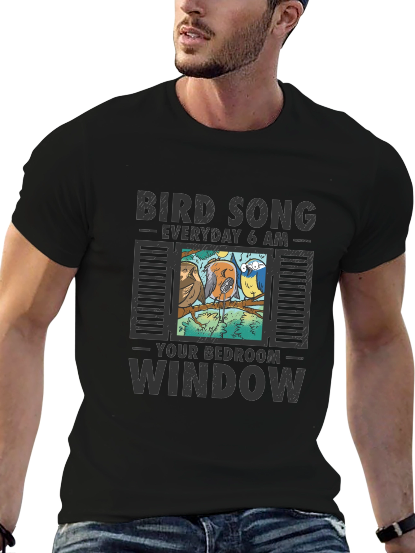 Bird Song Window T-Shirt