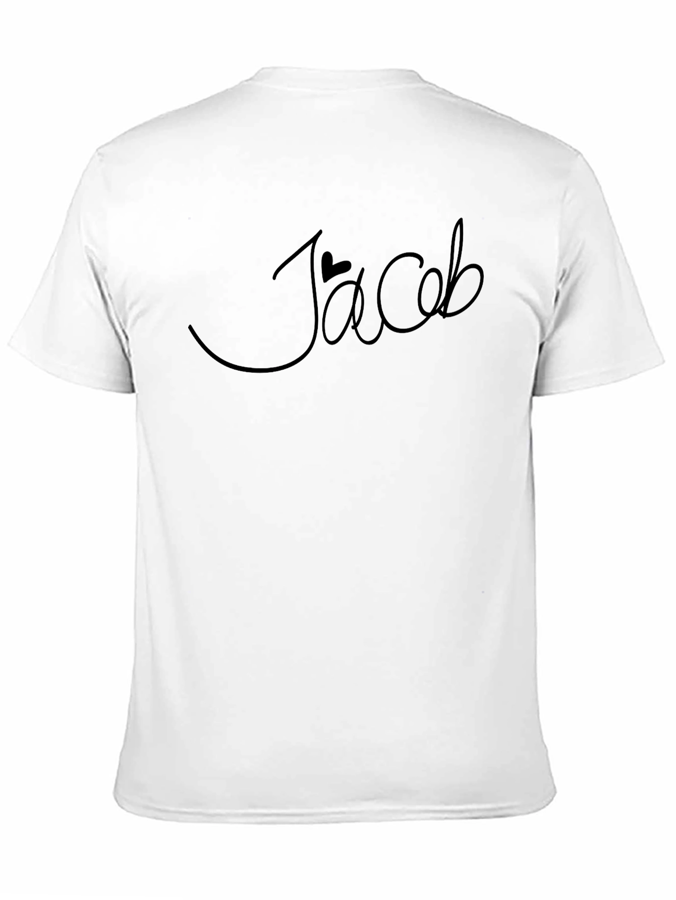 Jacob Heart Graphic Black T-Shirt