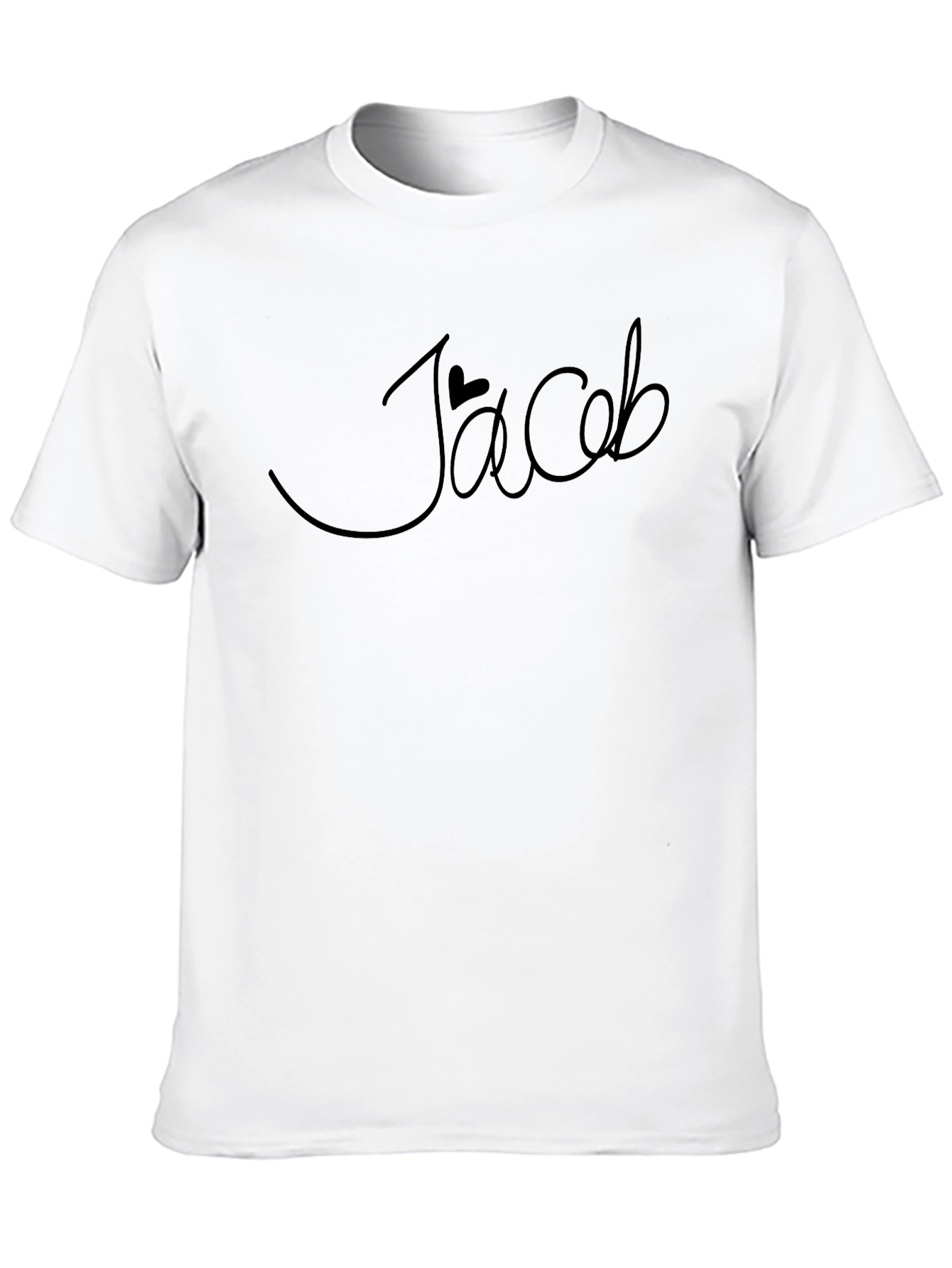 Jacob Heart Graphic Black T-Shirt