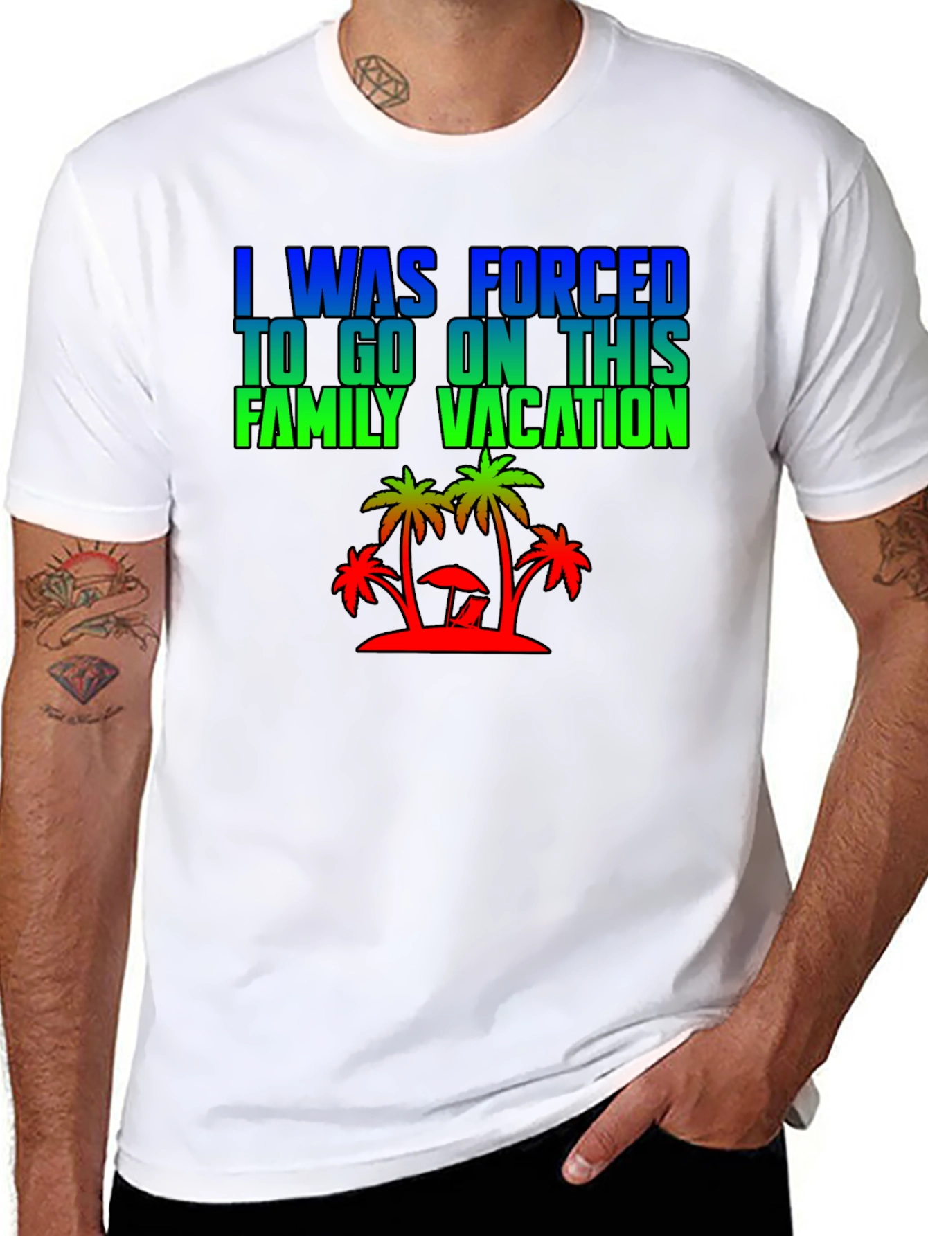 Forced Family Vacation Graphic Tee