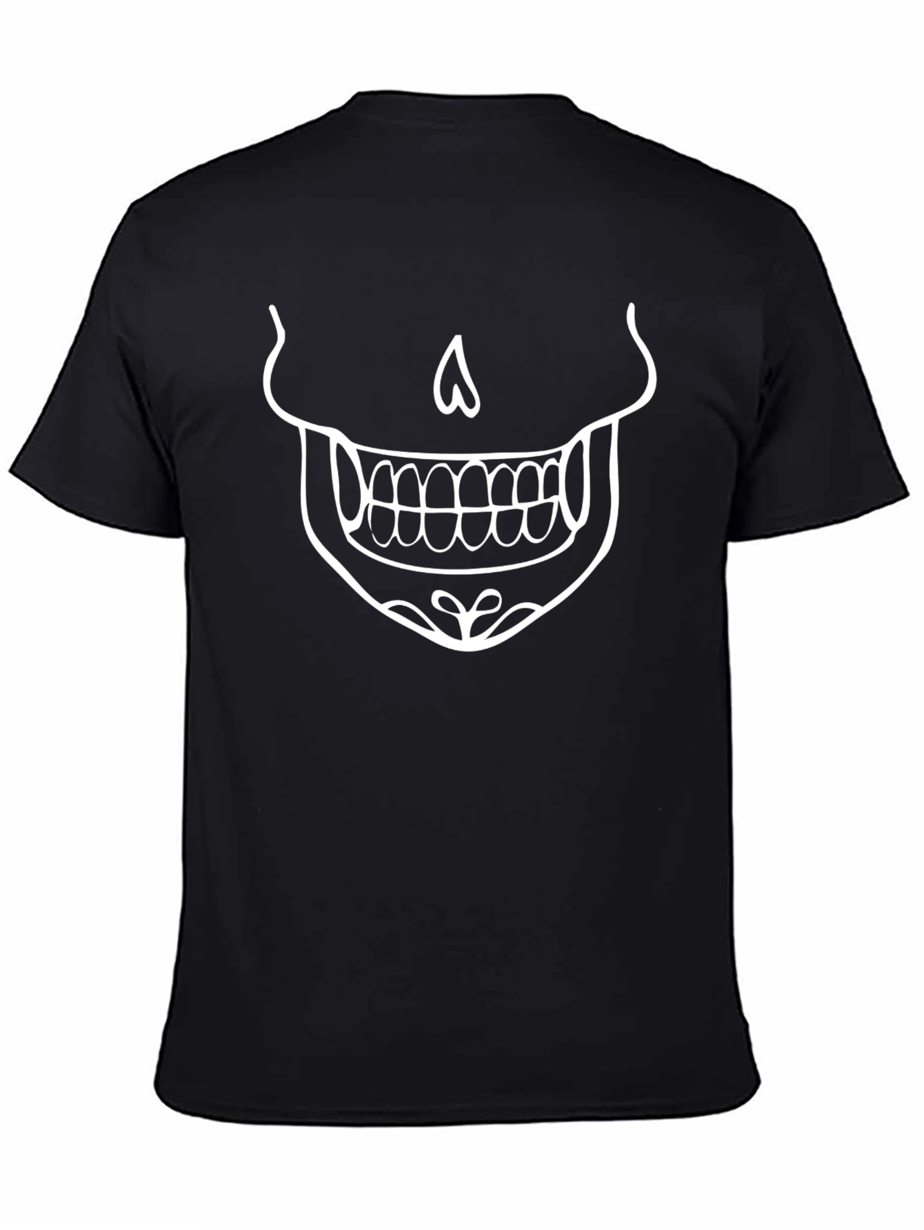 Skull Face Halloween Tee