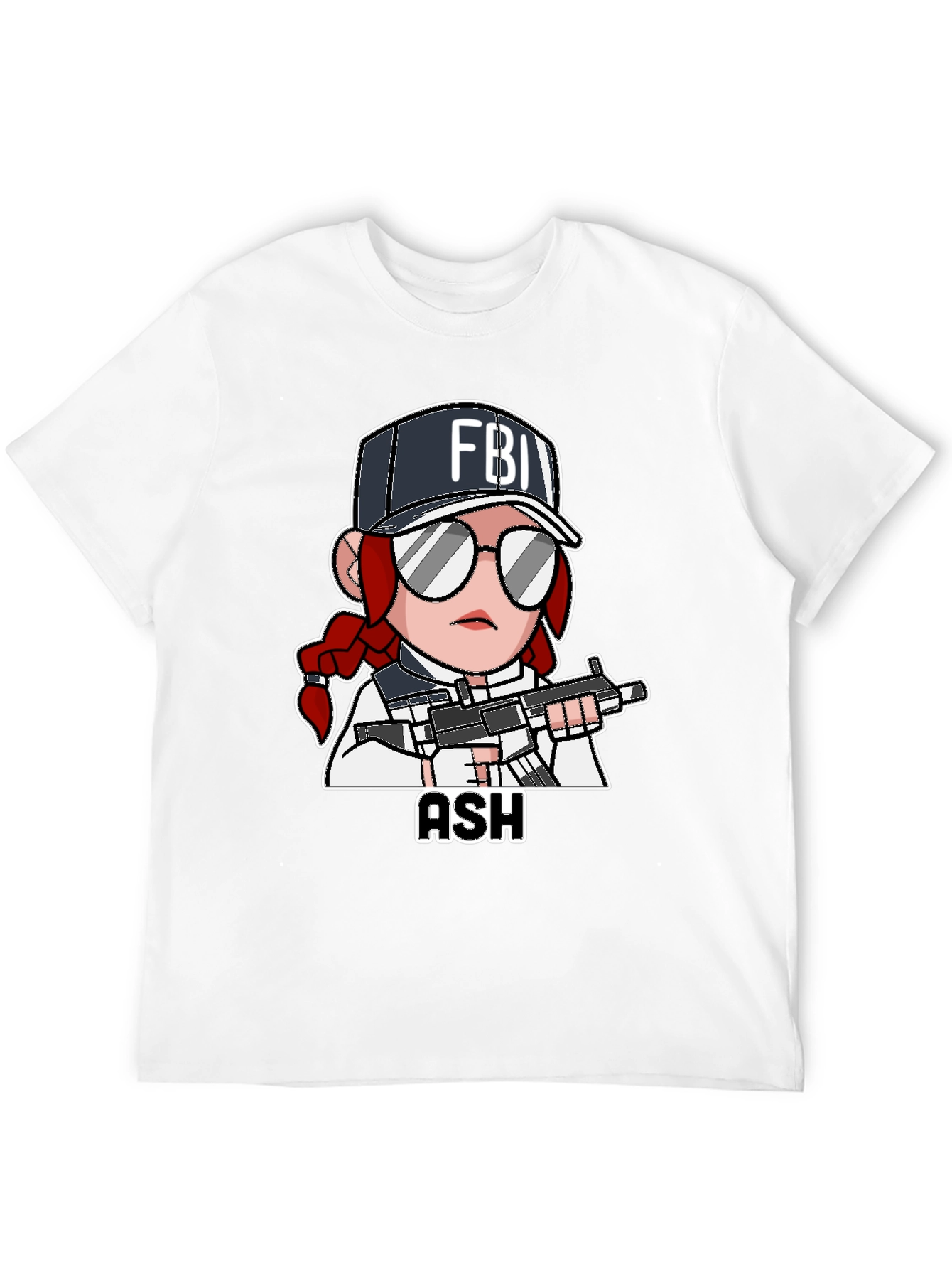 Ash Rainbow Six Siege T-Shirt - Black