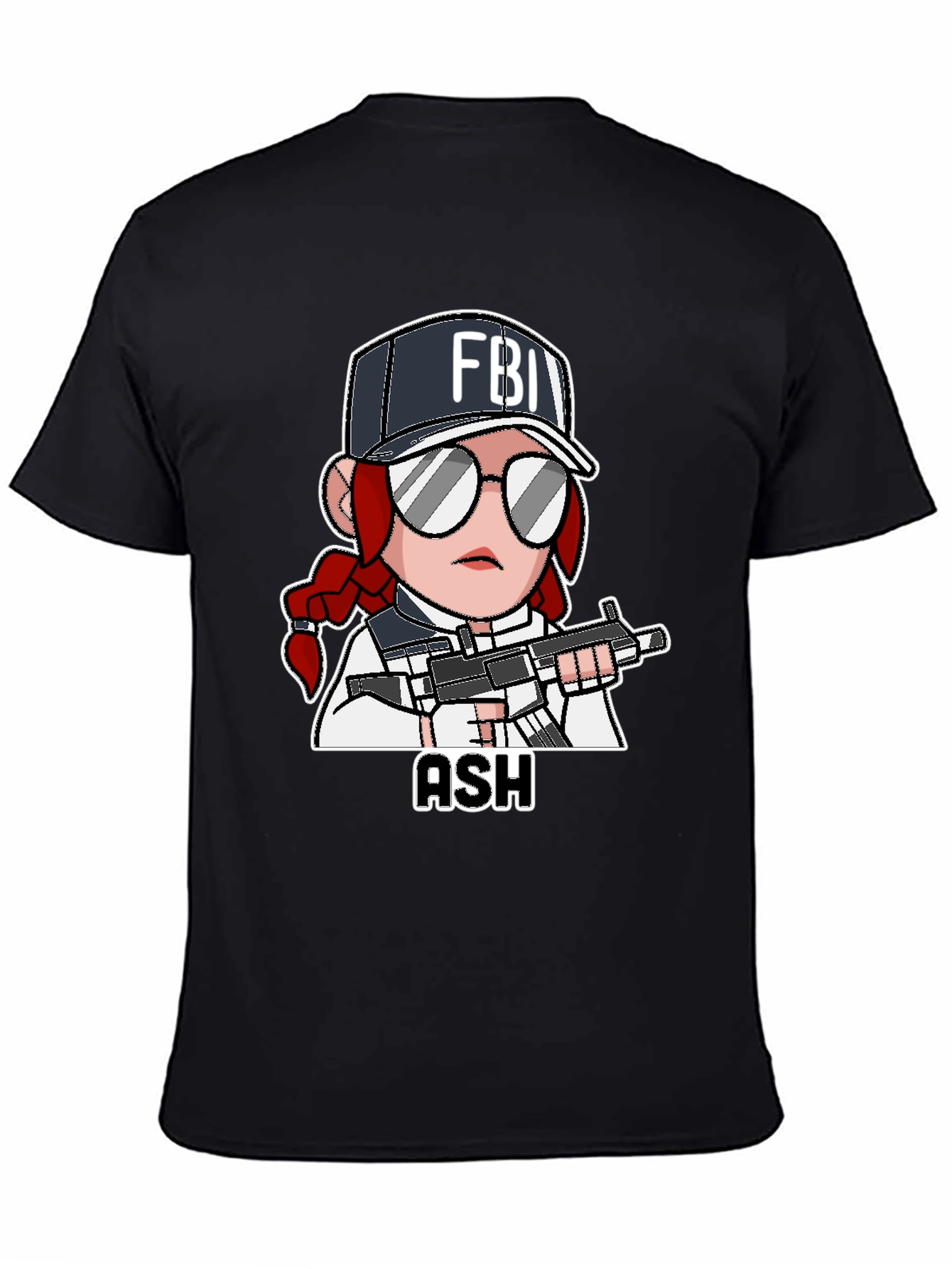Ash Rainbow Six Siege T-Shirt - Black