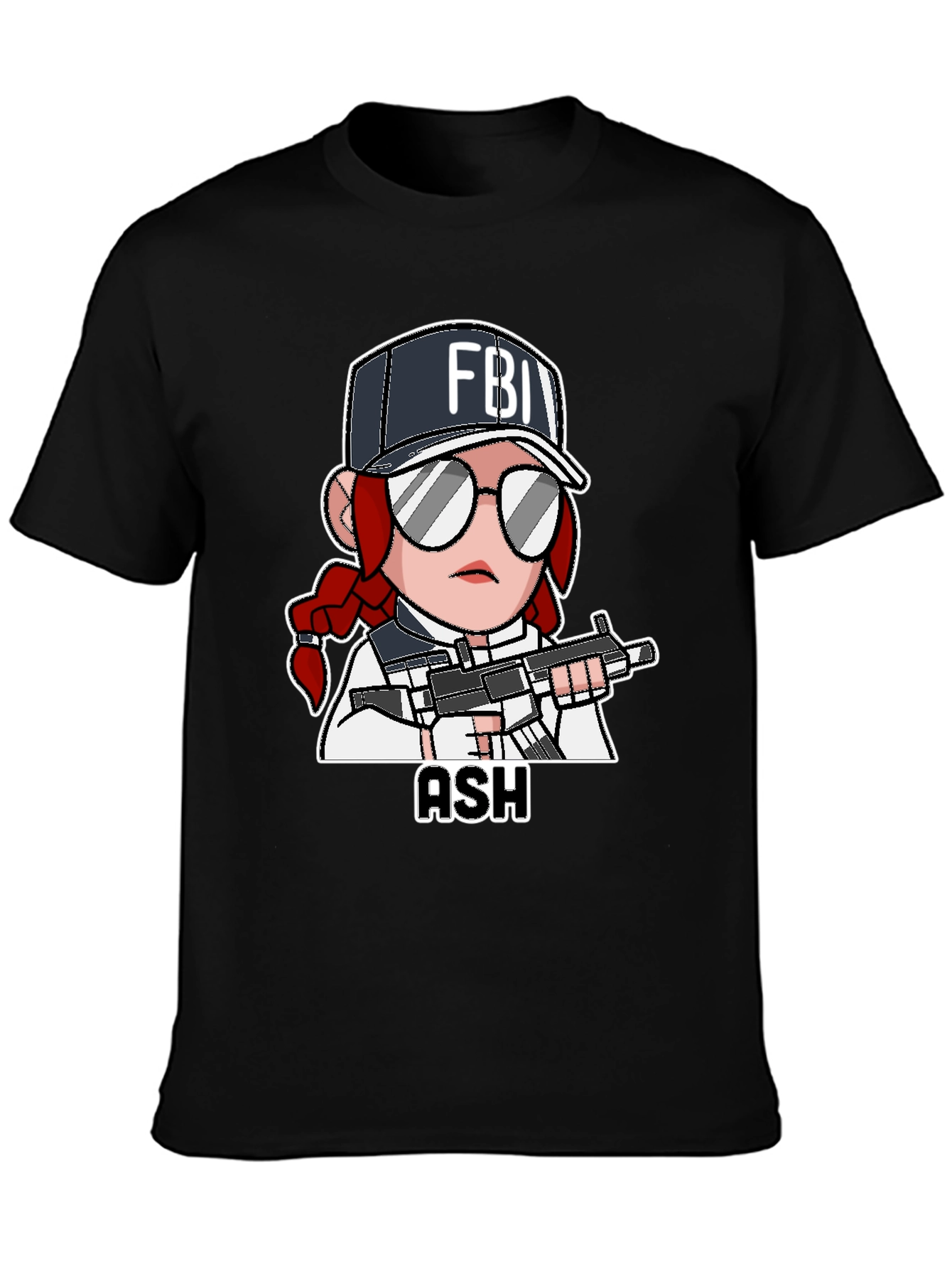 Ash Rainbow Six Siege T-Shirt - Black
