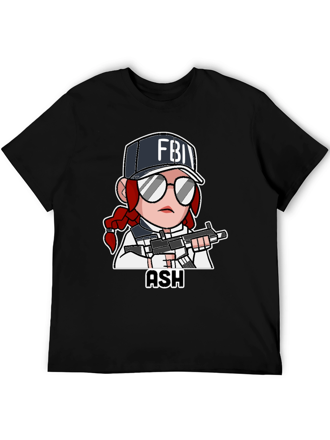 Ash Rainbow Six Siege T-Shirt - Black