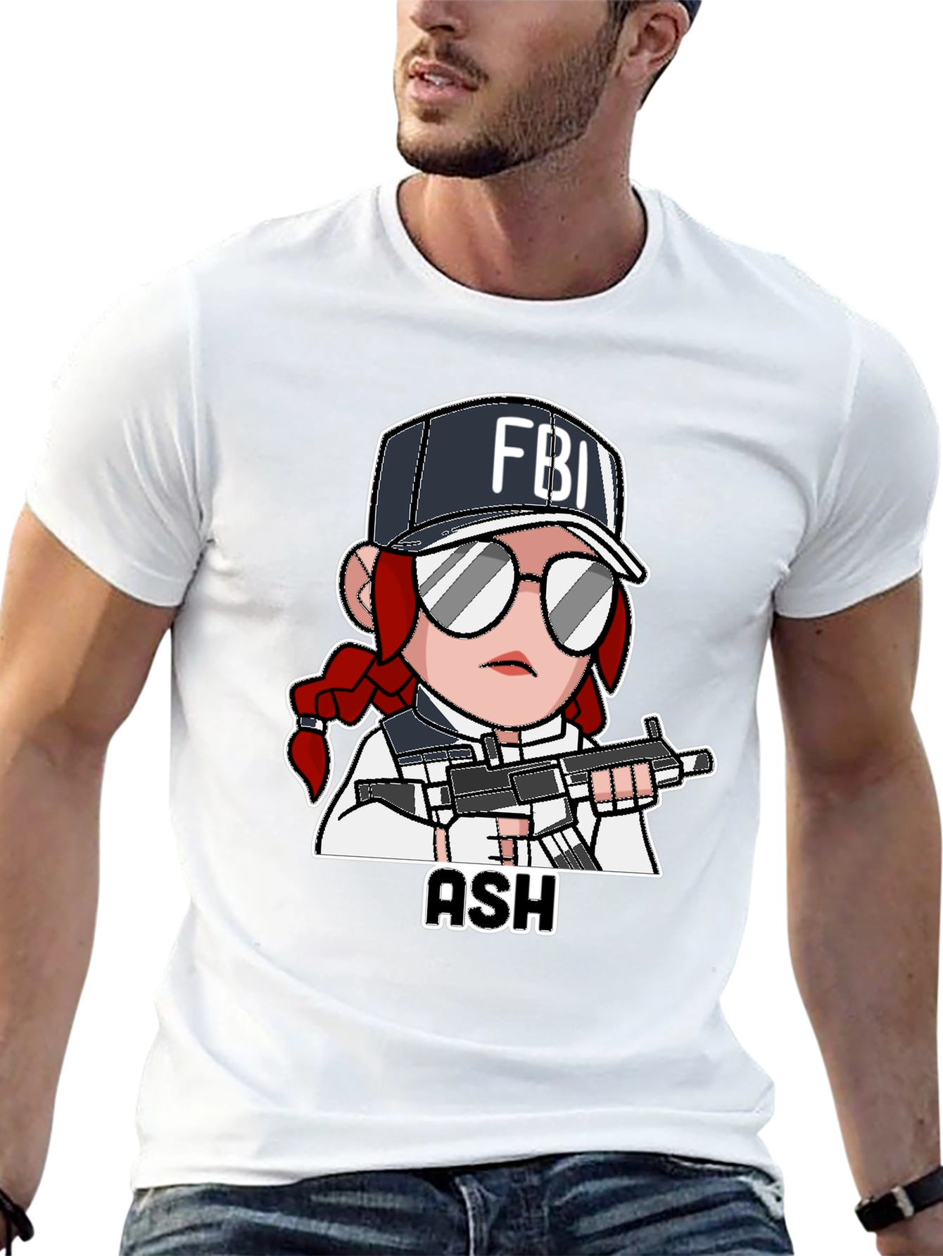 Ash Rainbow Six Siege T-Shirt - Black