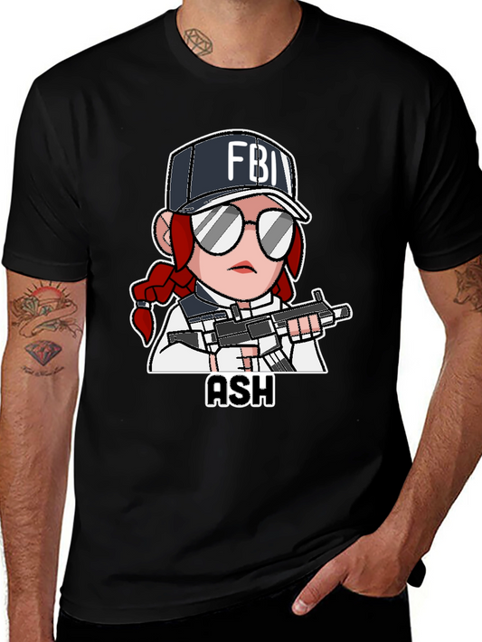 Ash Rainbow Six Siege T-Shirt - Black