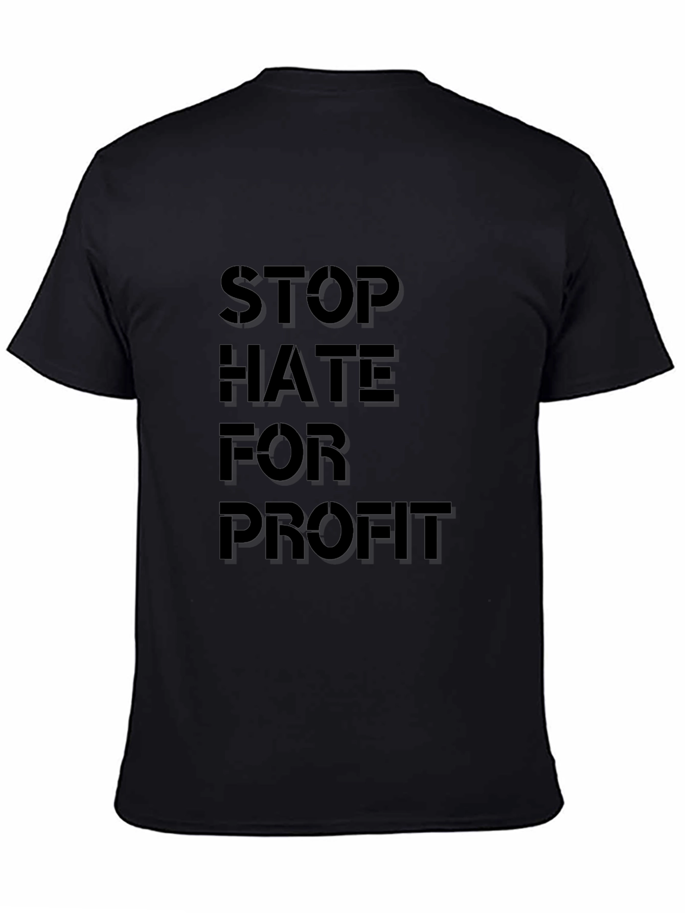 Stop Hate for Profit Black T-Shirt
