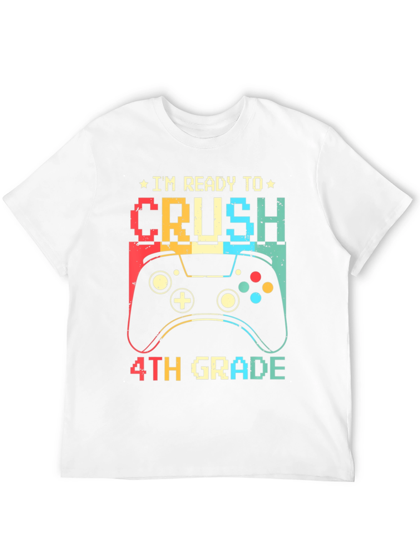 Ready to Crush 4th Grade Gamer T-Shirt