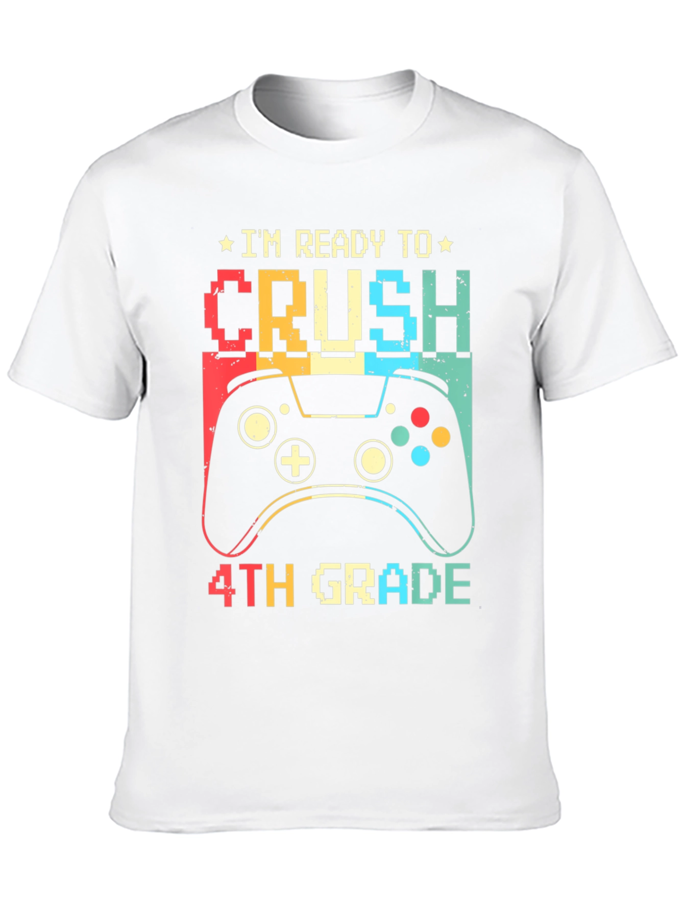 Ready to Crush 4th Grade Gamer T-Shirt