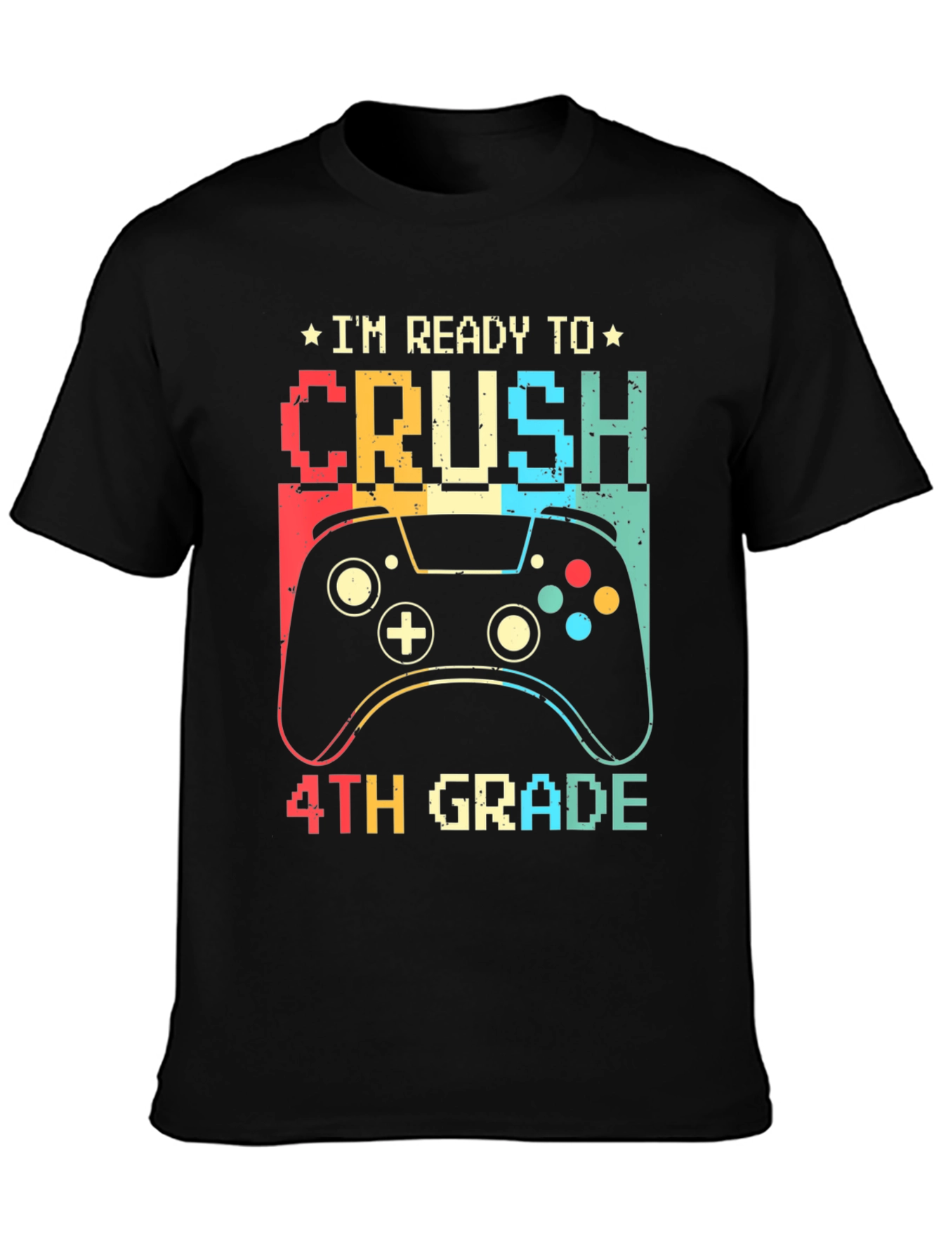 Ready to Crush 4th Grade Gamer T-Shirt
