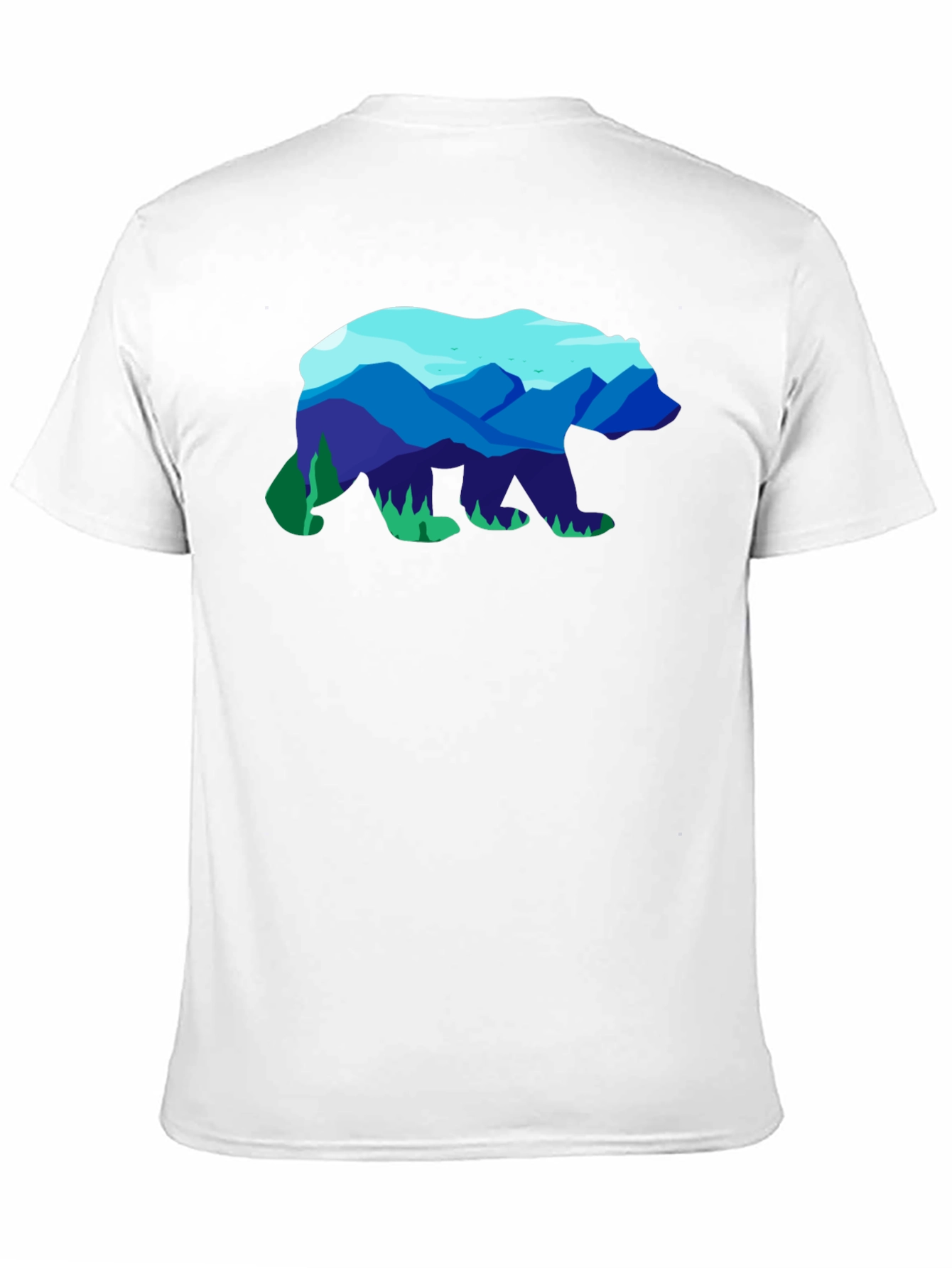 Mountain Bear Graphic Tee - Black