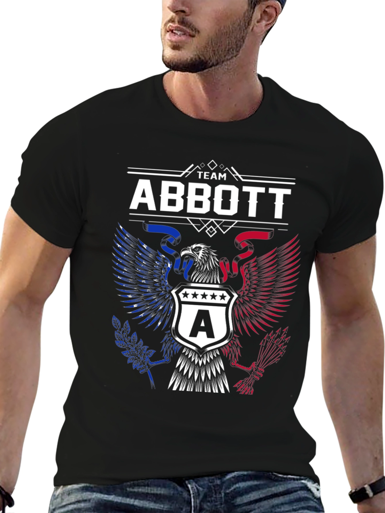 Team Abbott Patriotic Graphic T-Shirt