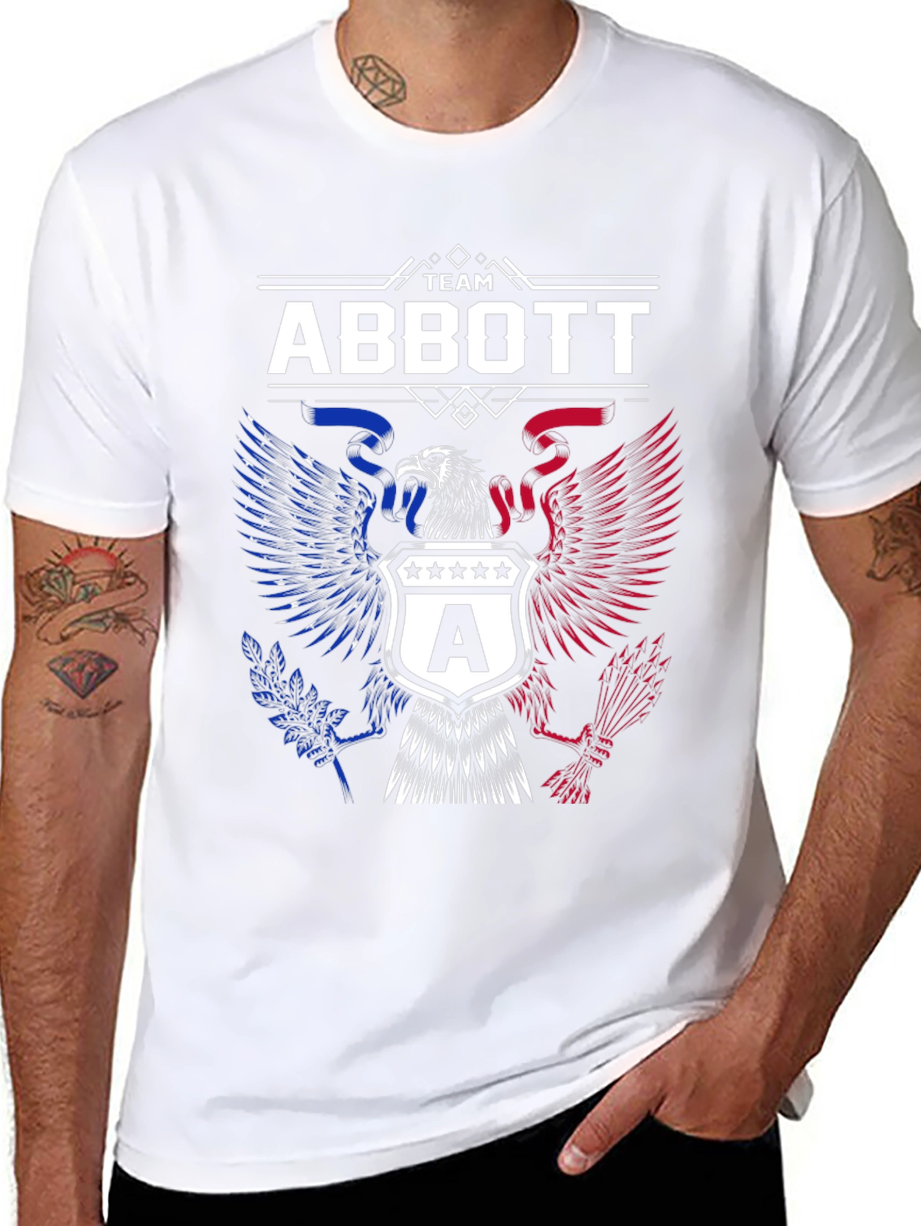 Team Abbott Patriotic Graphic T-Shirt