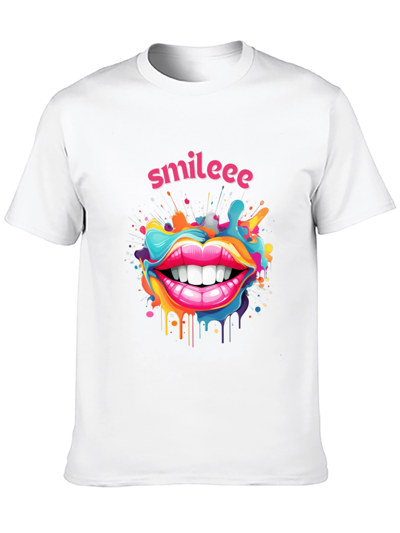 Smileee Graphic Black T-Shirt