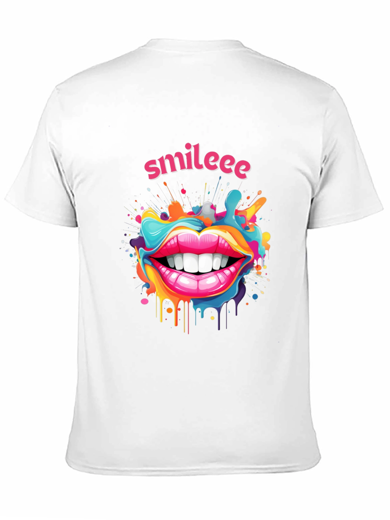 Smileee Graphic Black T-Shirt