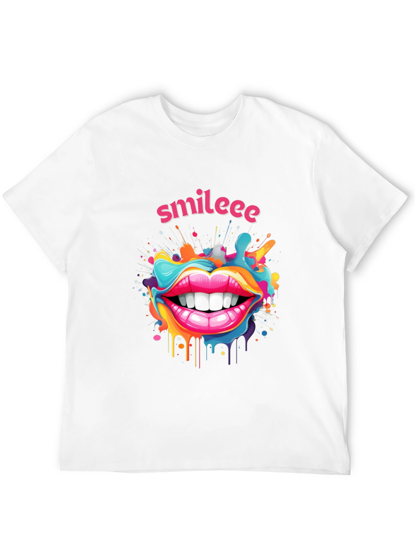 Smileee Graphic Black T-Shirt