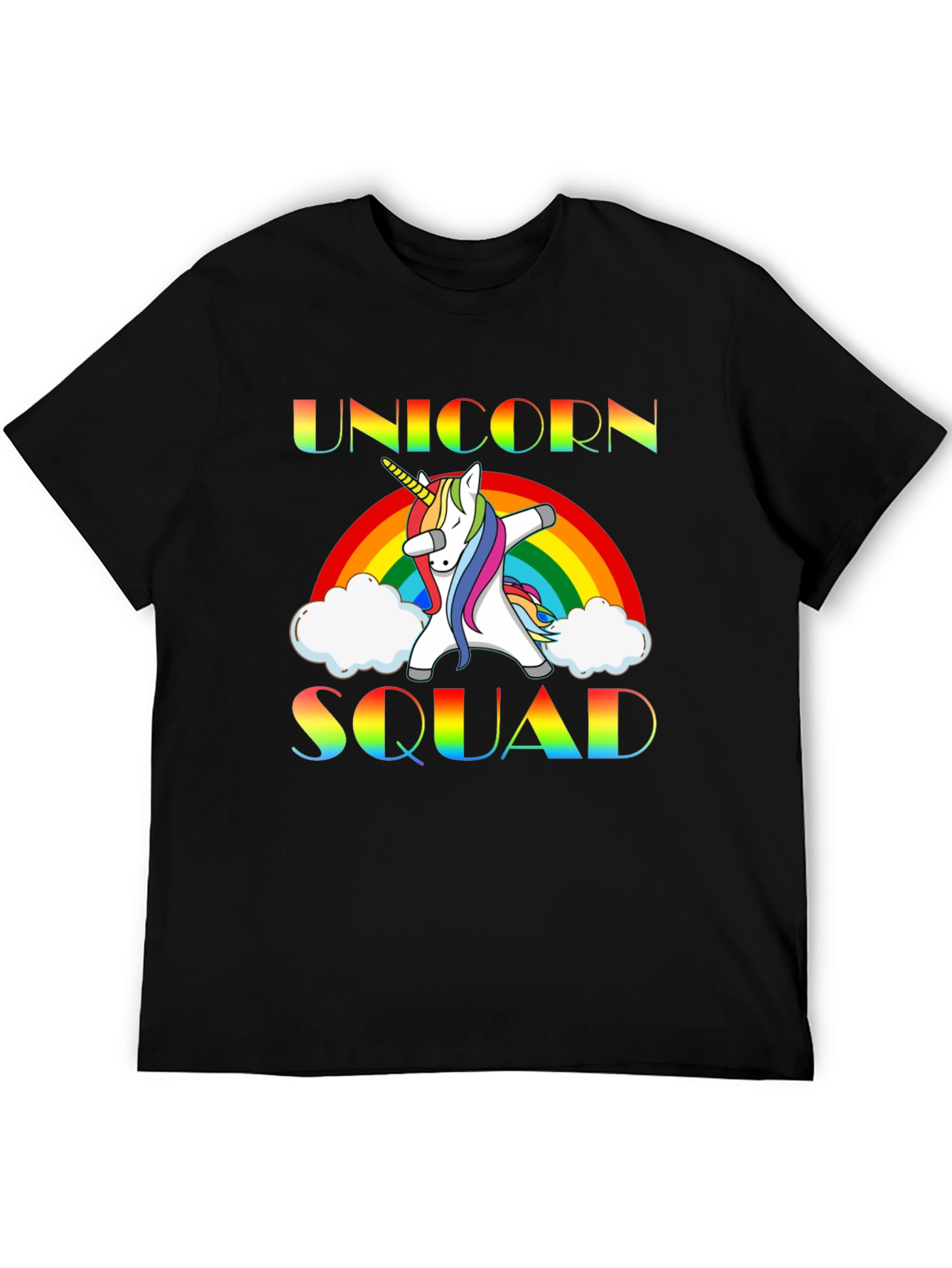 Unicorn Squad Rainbow Graphic Tee