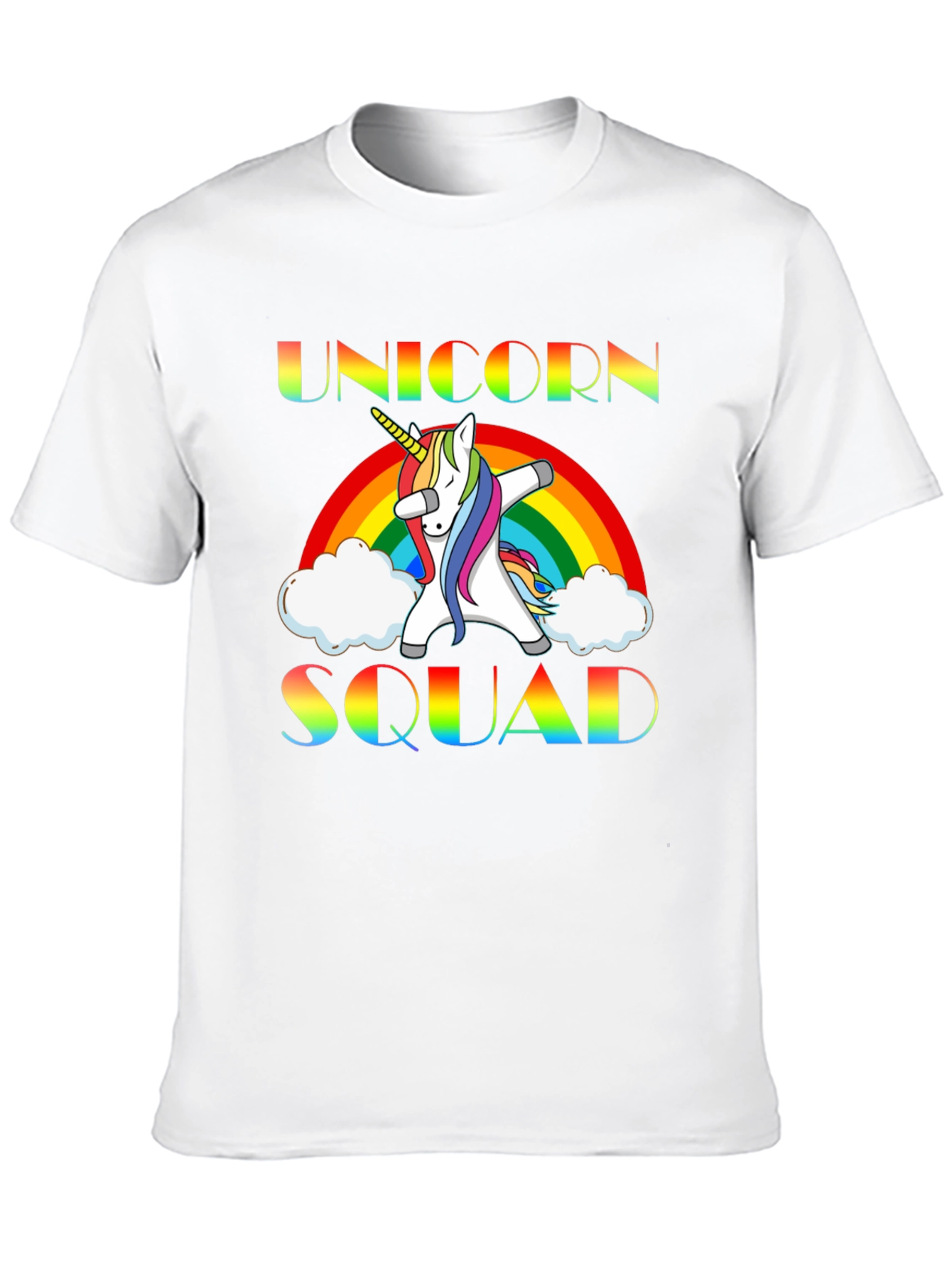 Unicorn Squad Rainbow Graphic Tee