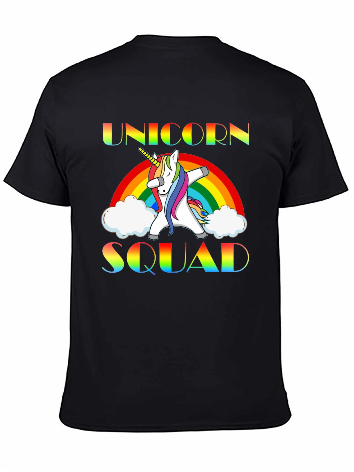 Unicorn Squad Rainbow Graphic Tee