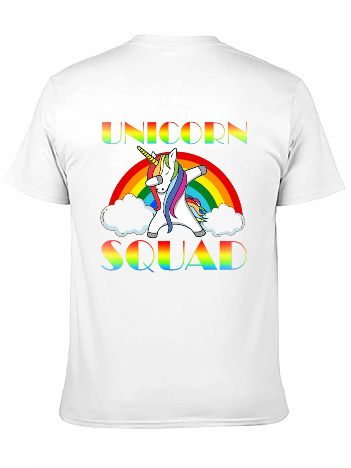 Unicorn Squad Rainbow Graphic Tee