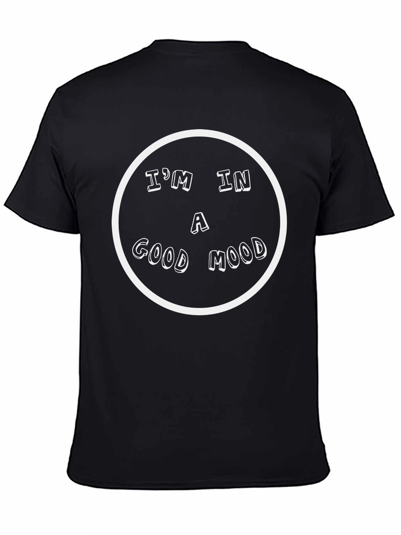Good Mood Black T-Shirt