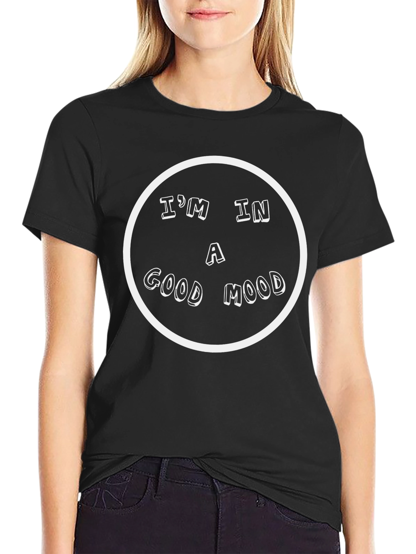 Good Mood Black T-Shirt