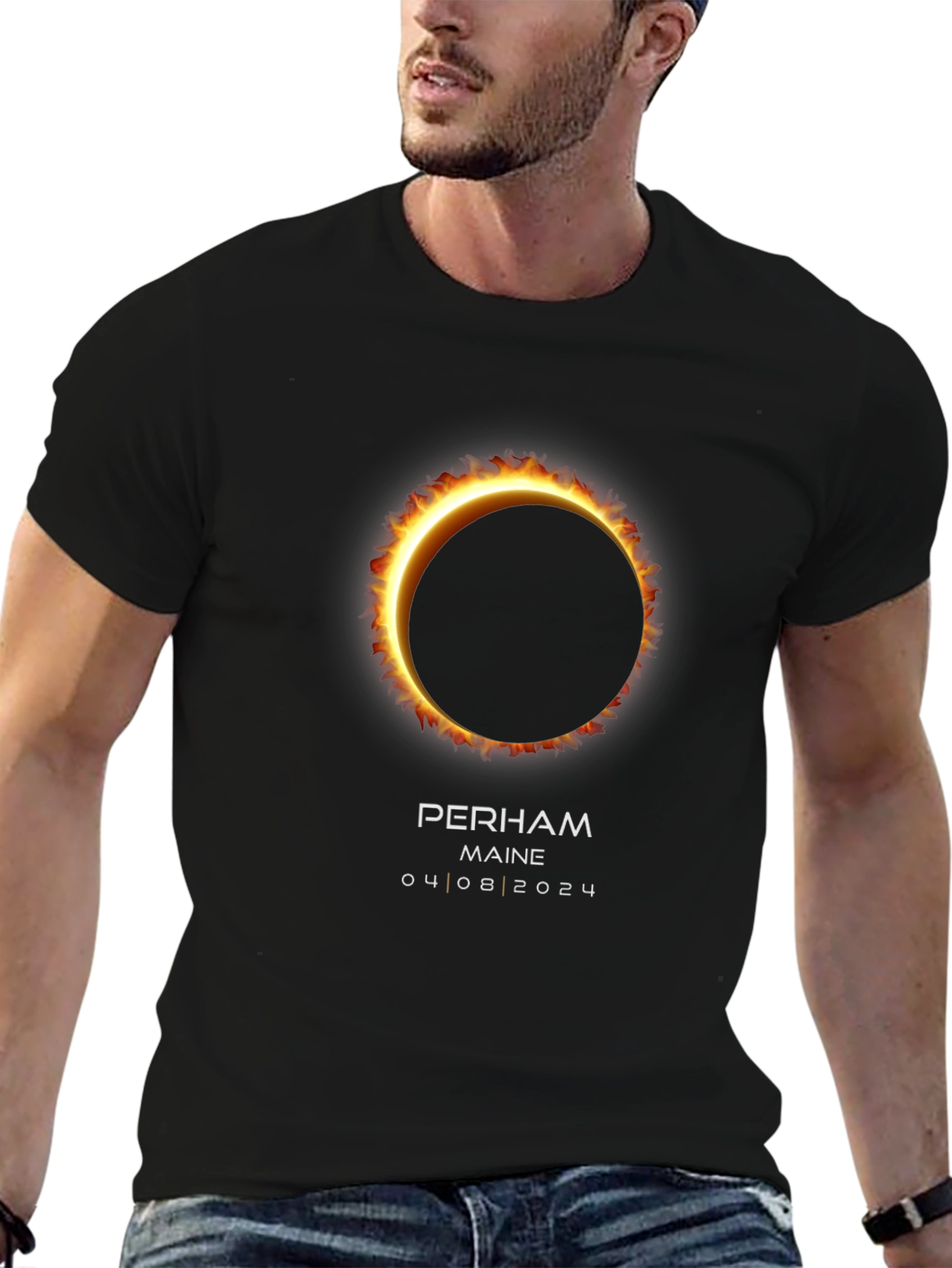 Perham Maine Eclipse 04/08/2024 T-Shirt