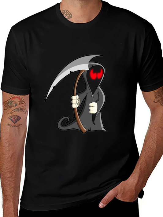 Grim Reaper Graphic T-Shirt - Black