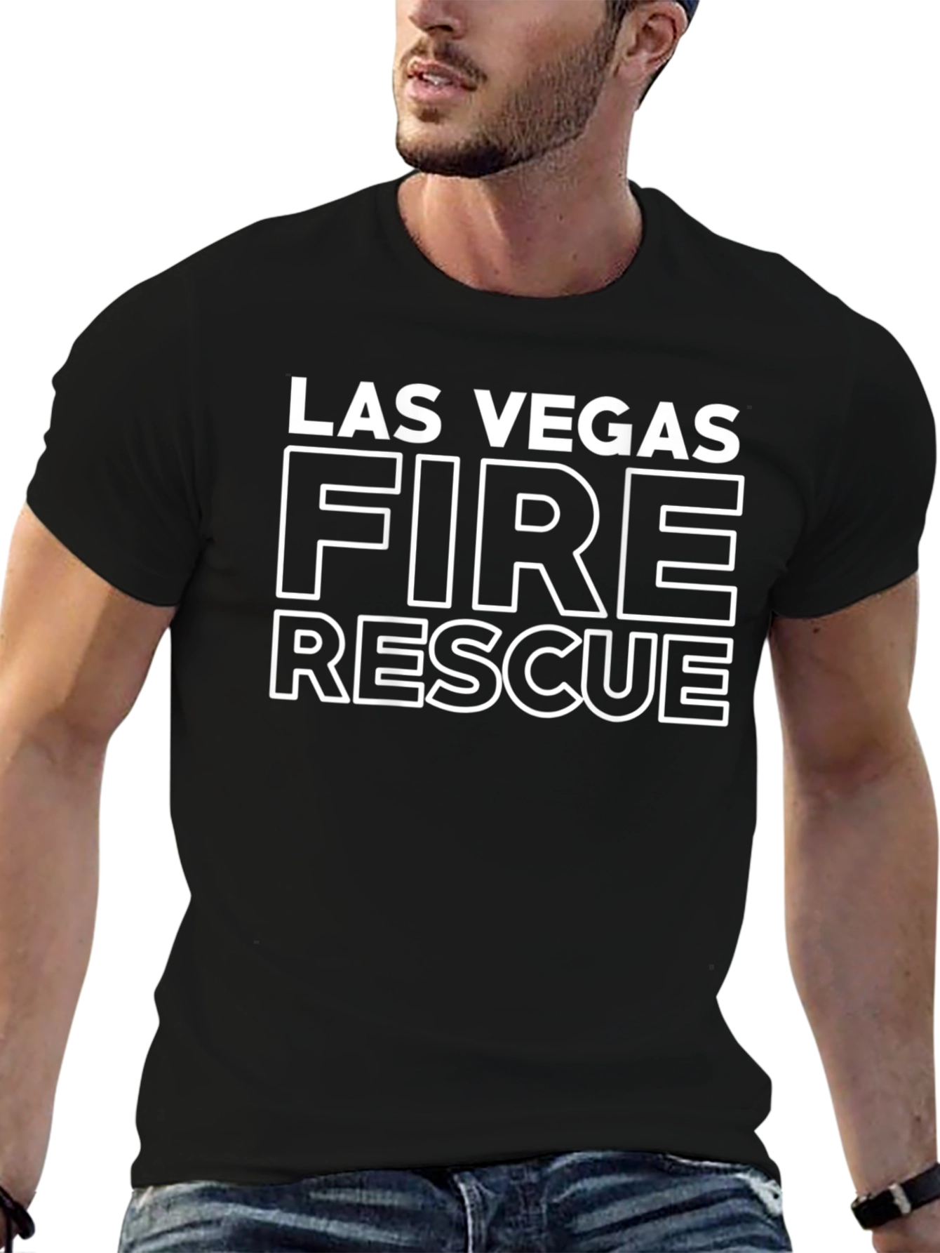 Las Vegas Fire Rescue T-Shirt - Bold Design