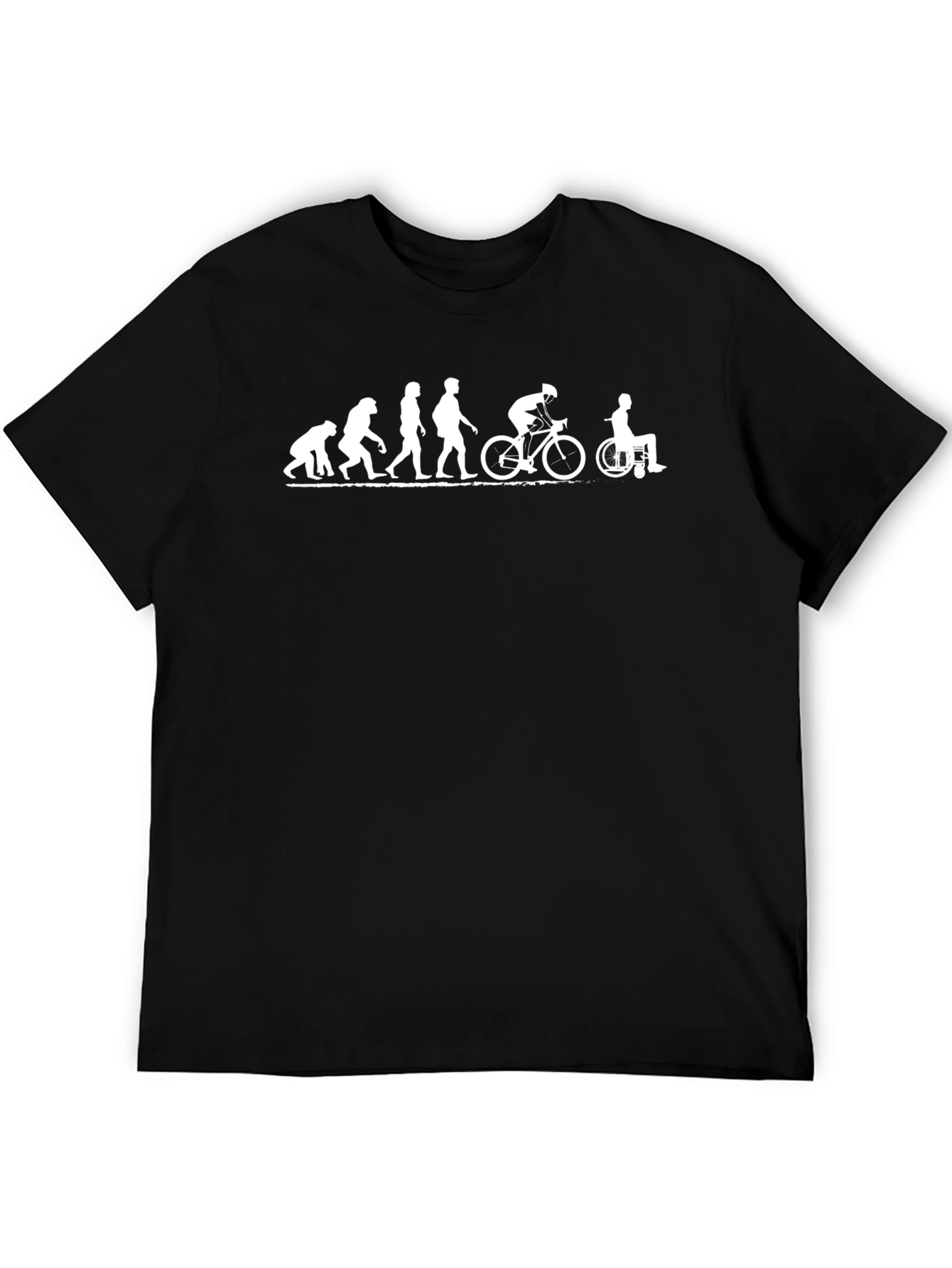 Evolution of Cyclist Graphic T-Shirt