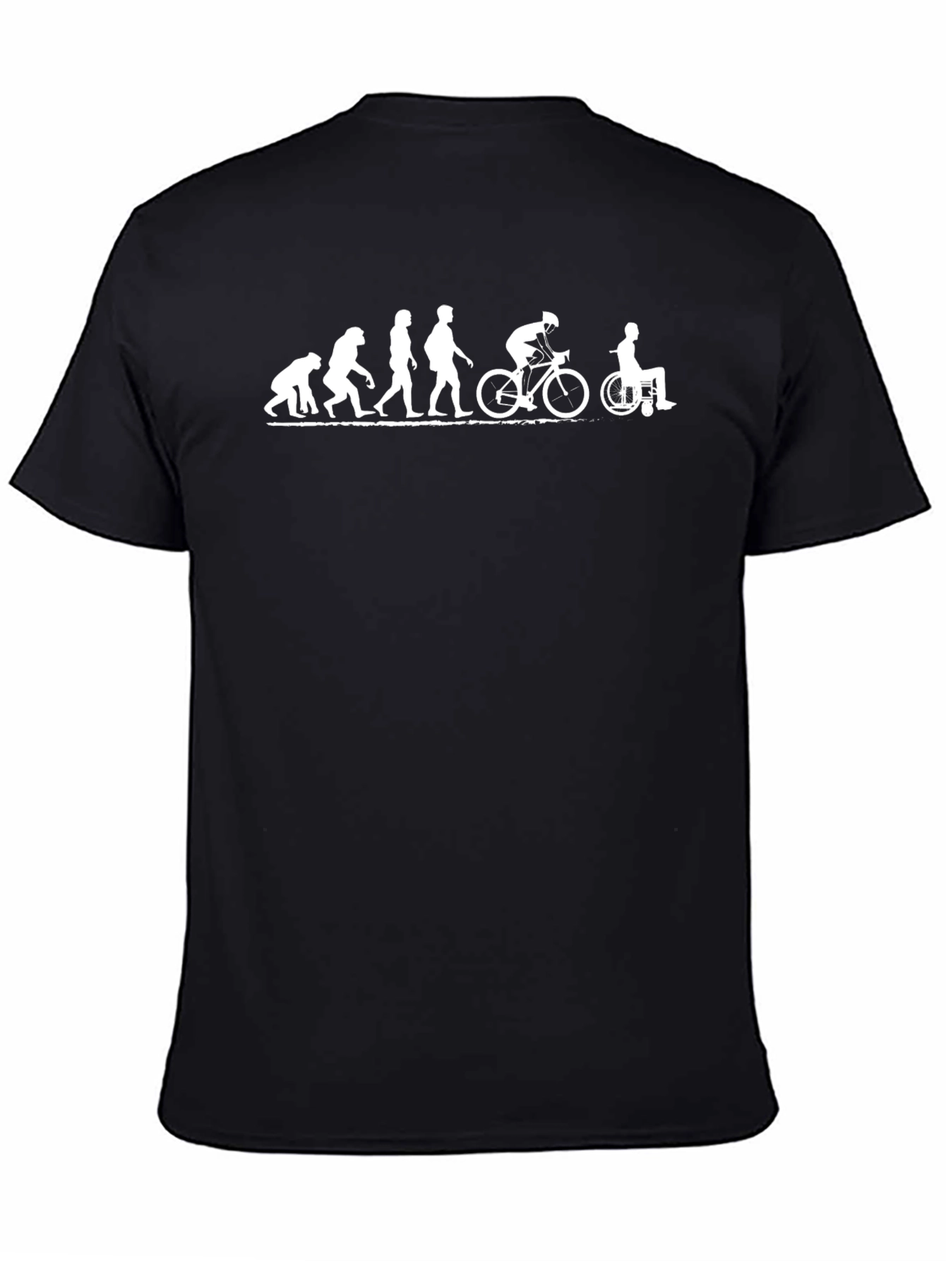 Evolution of Cyclist Graphic T-Shirt