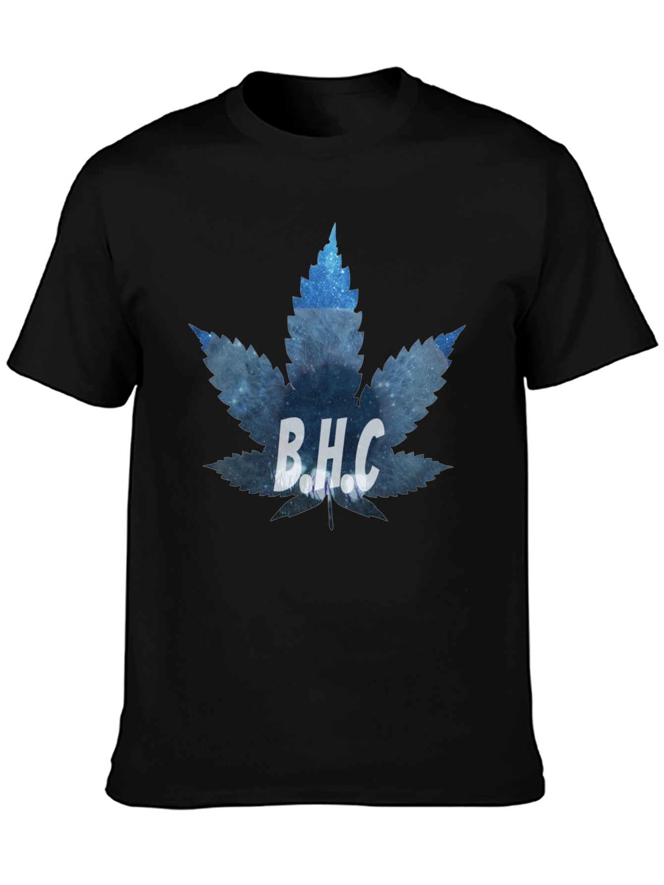 BHC Leaf Graphic T-Shirt - Black