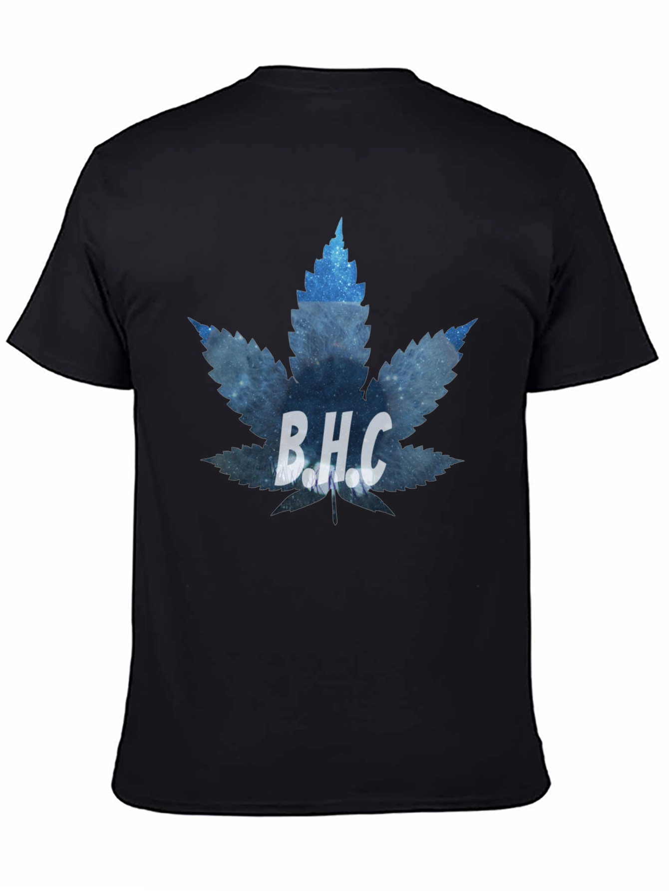 BHC Leaf Graphic T-Shirt - Black