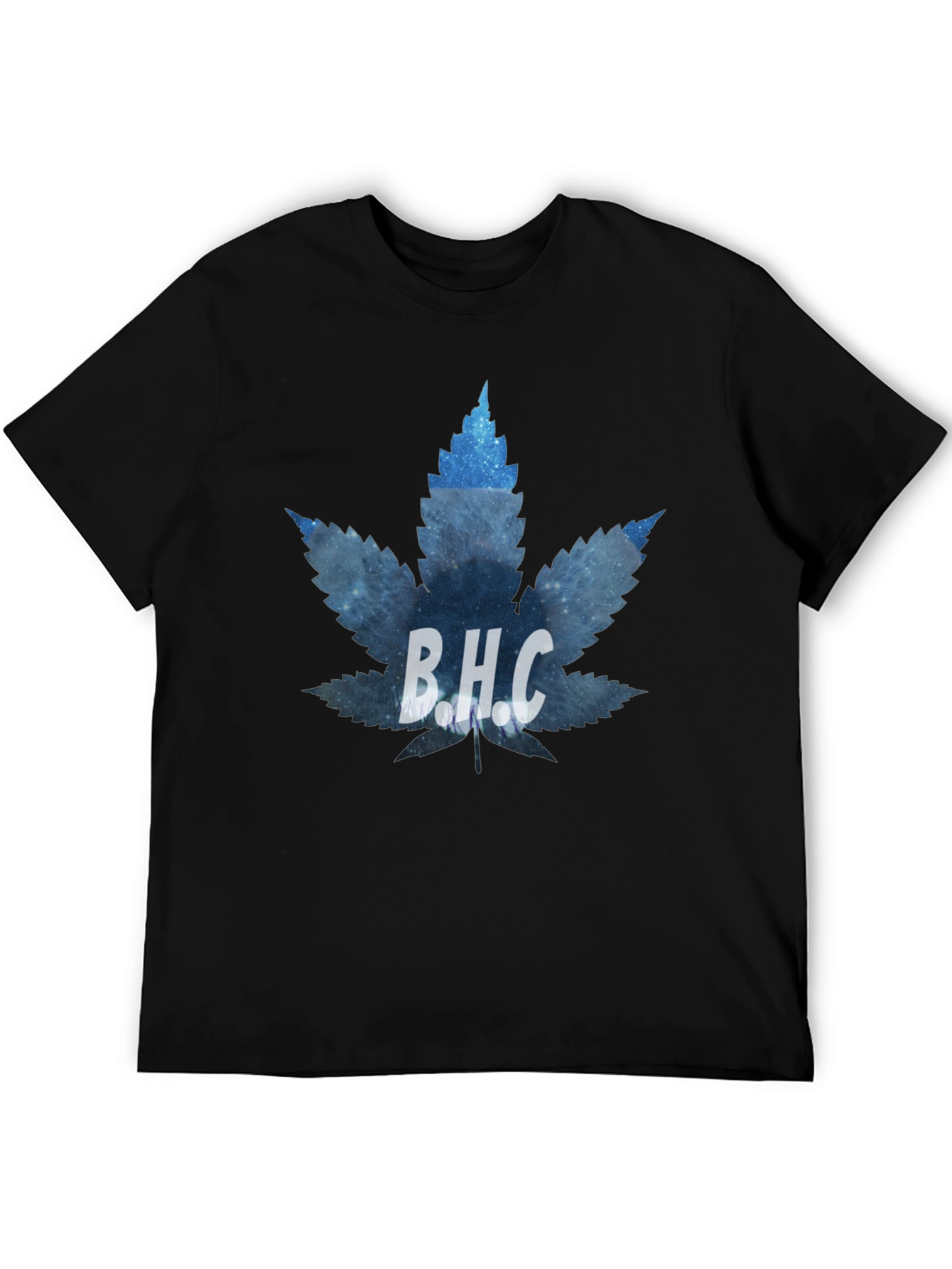 BHC Leaf Graphic T-Shirt - Black