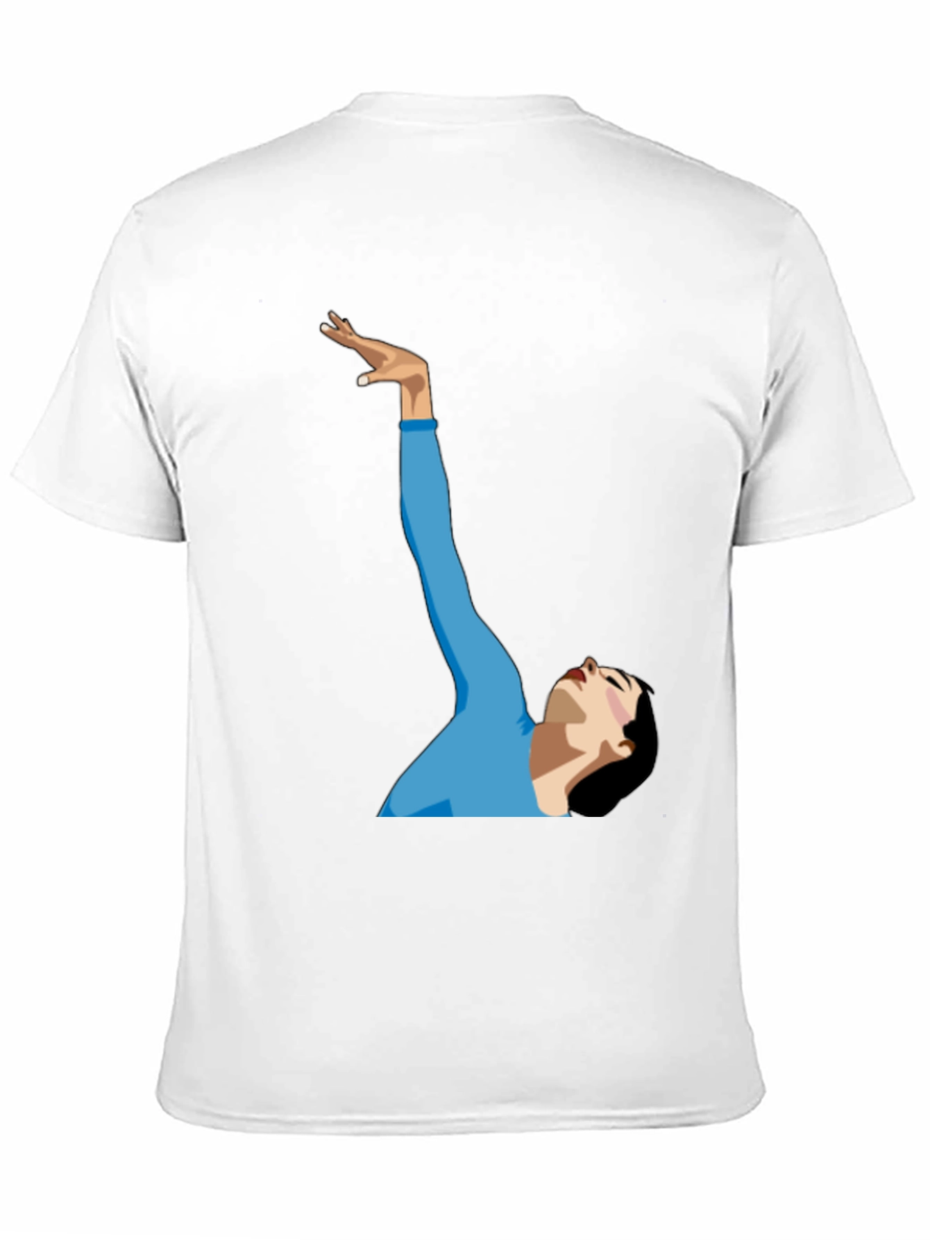 Modern Graphic Tee: Dancer Silhouette Shirt