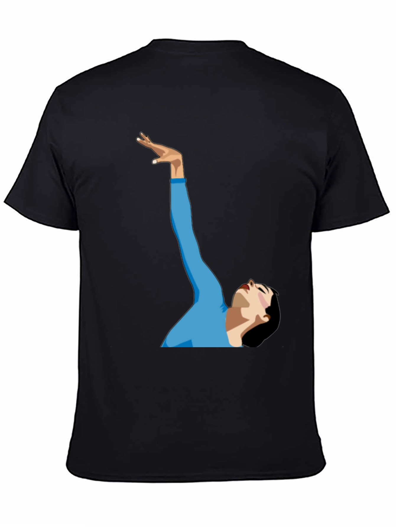Modern Graphic Tee: Dancer Silhouette Shirt