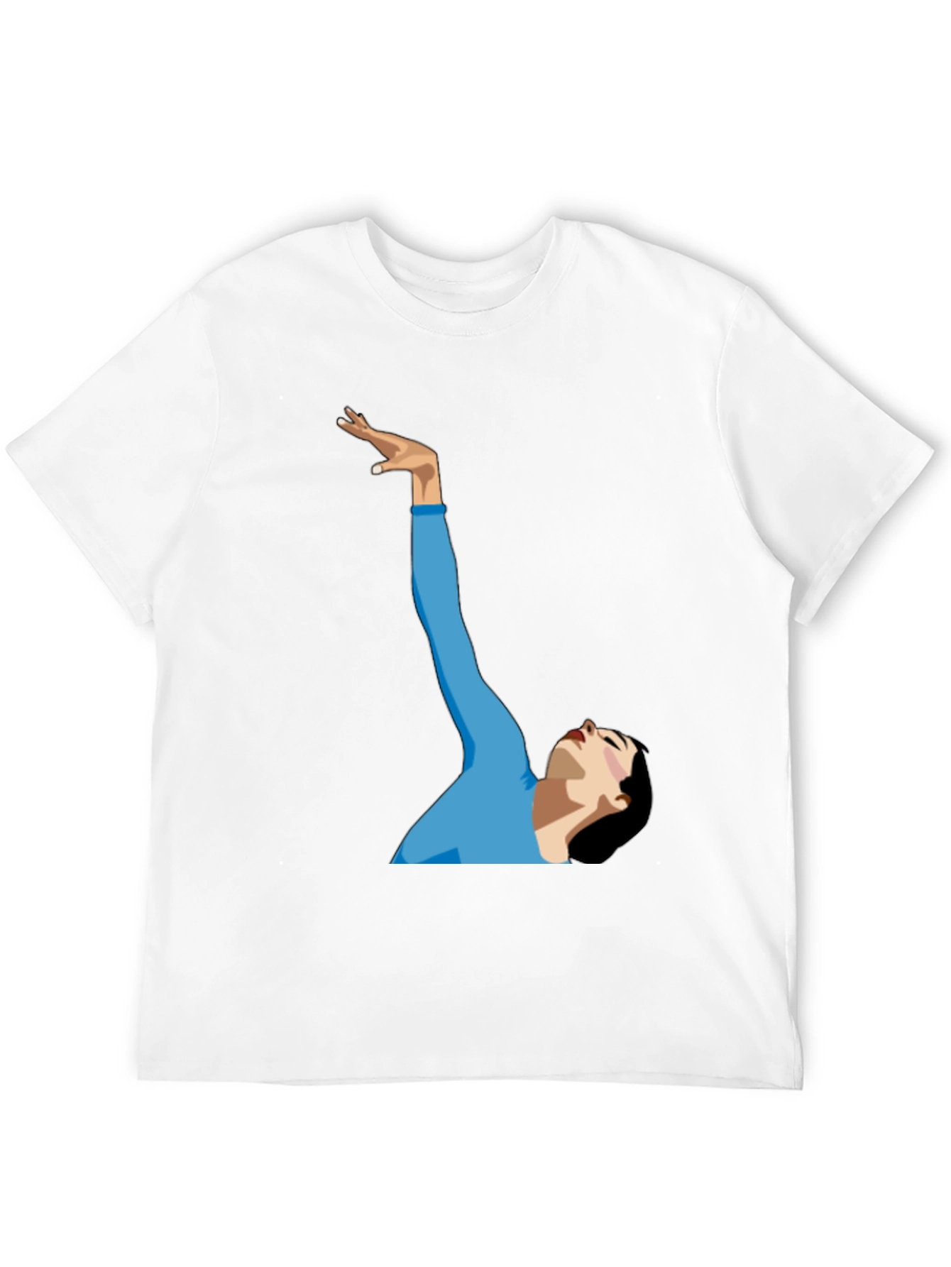 Modern Graphic Tee: Dancer Silhouette Shirt