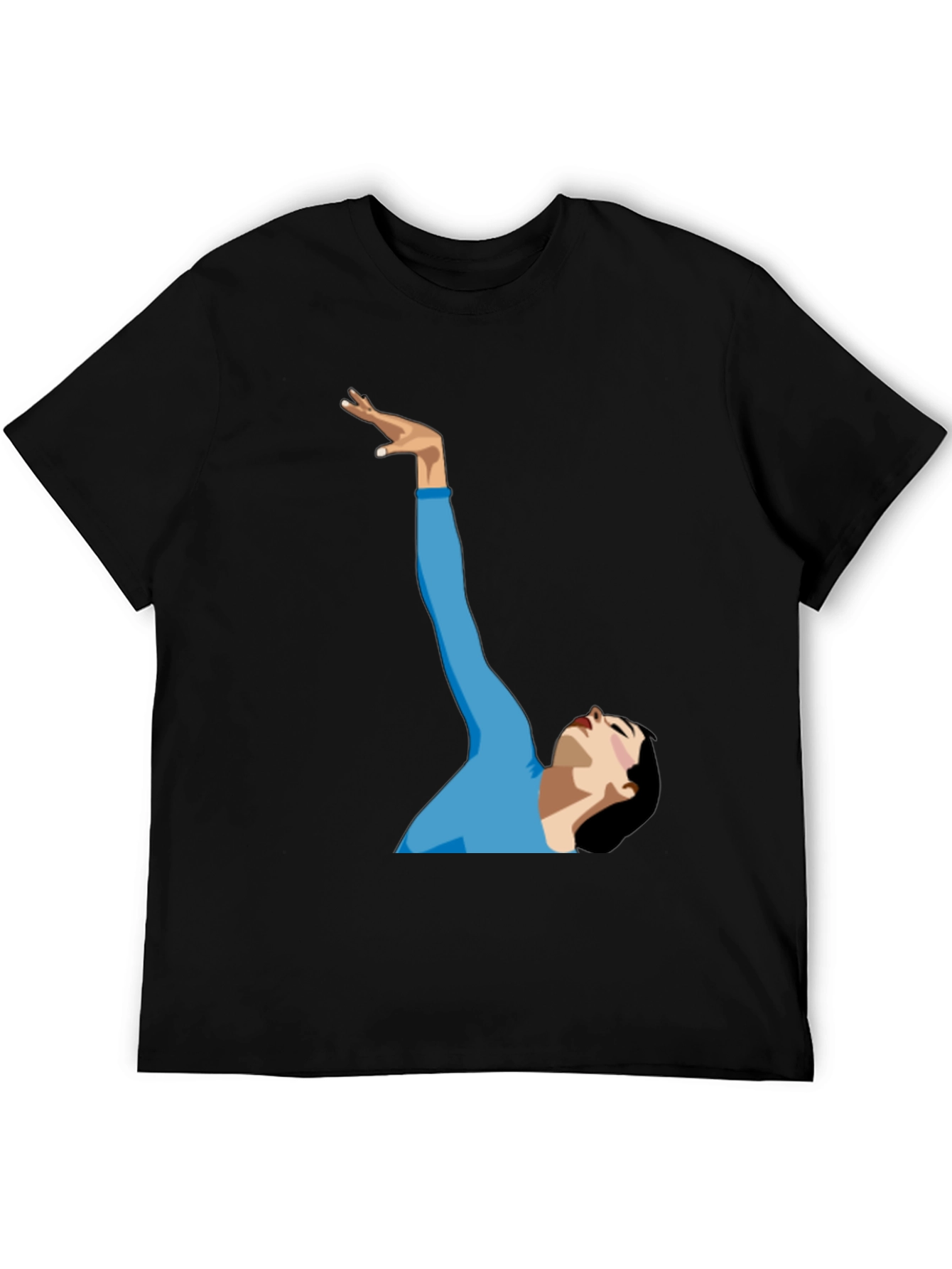 Modern Graphic Tee: Dancer Silhouette Shirt