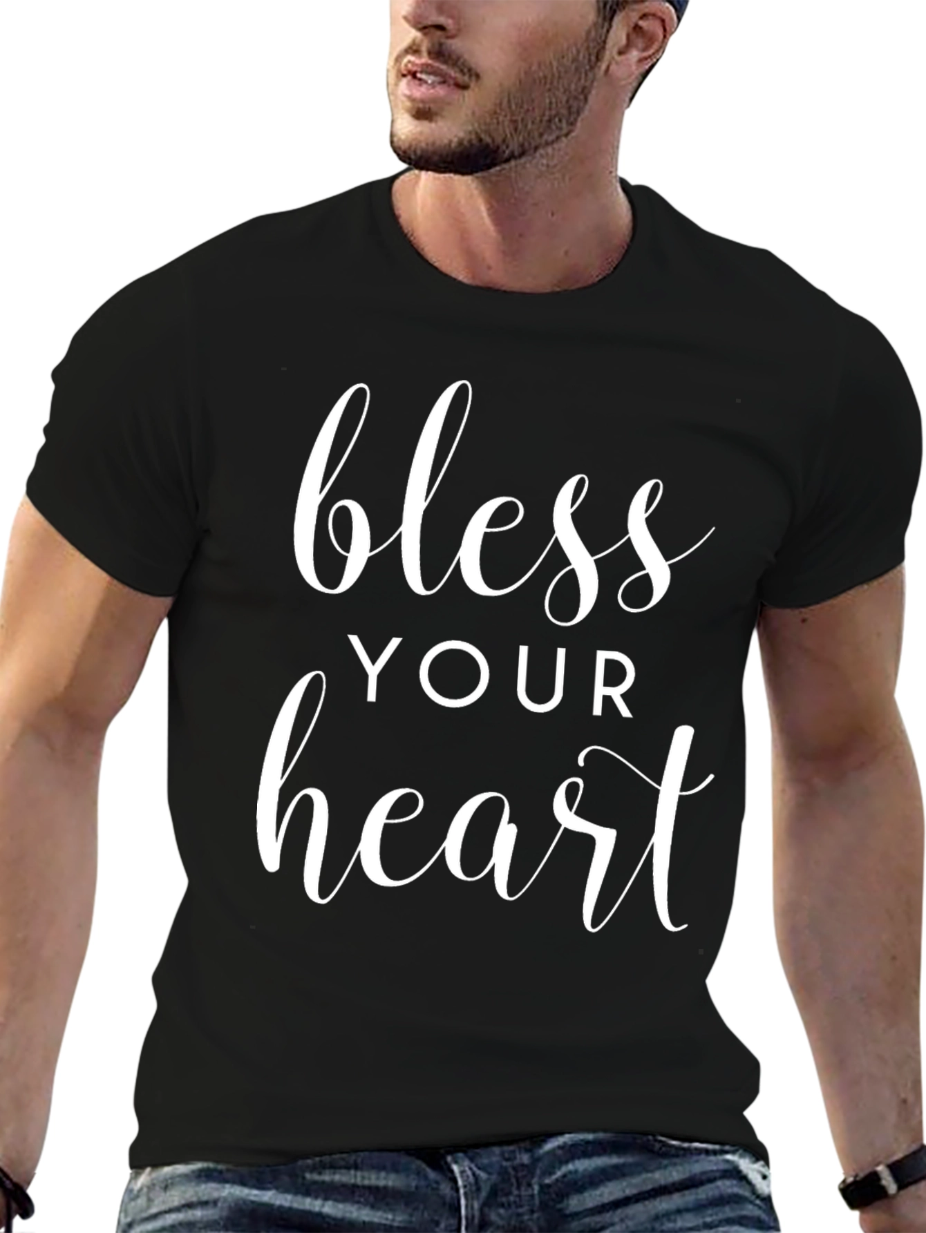 Bless Your Heart Graphic Tee - Soft Cotton Blend