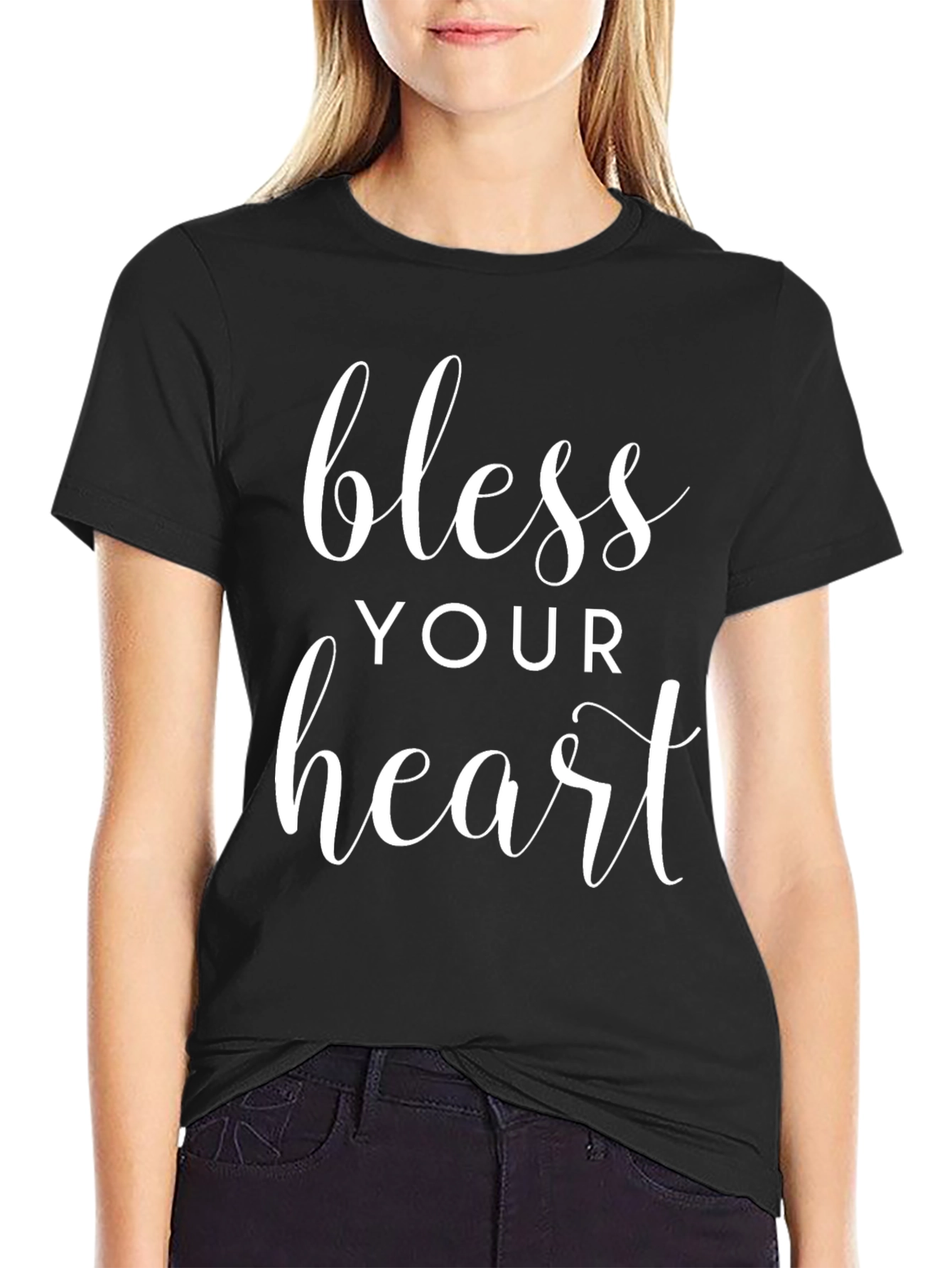 Bless Your Heart Graphic Tee - Soft Cotton Blend