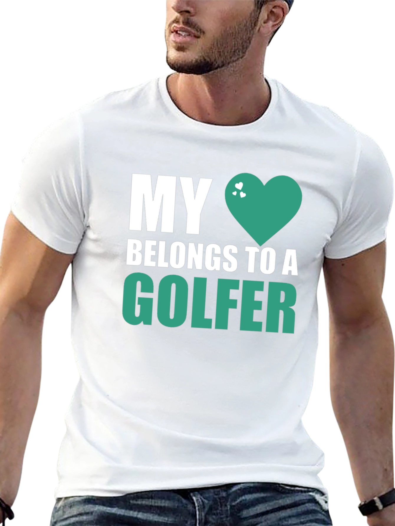 My Heart Belongs to a Golfer T-Shirt