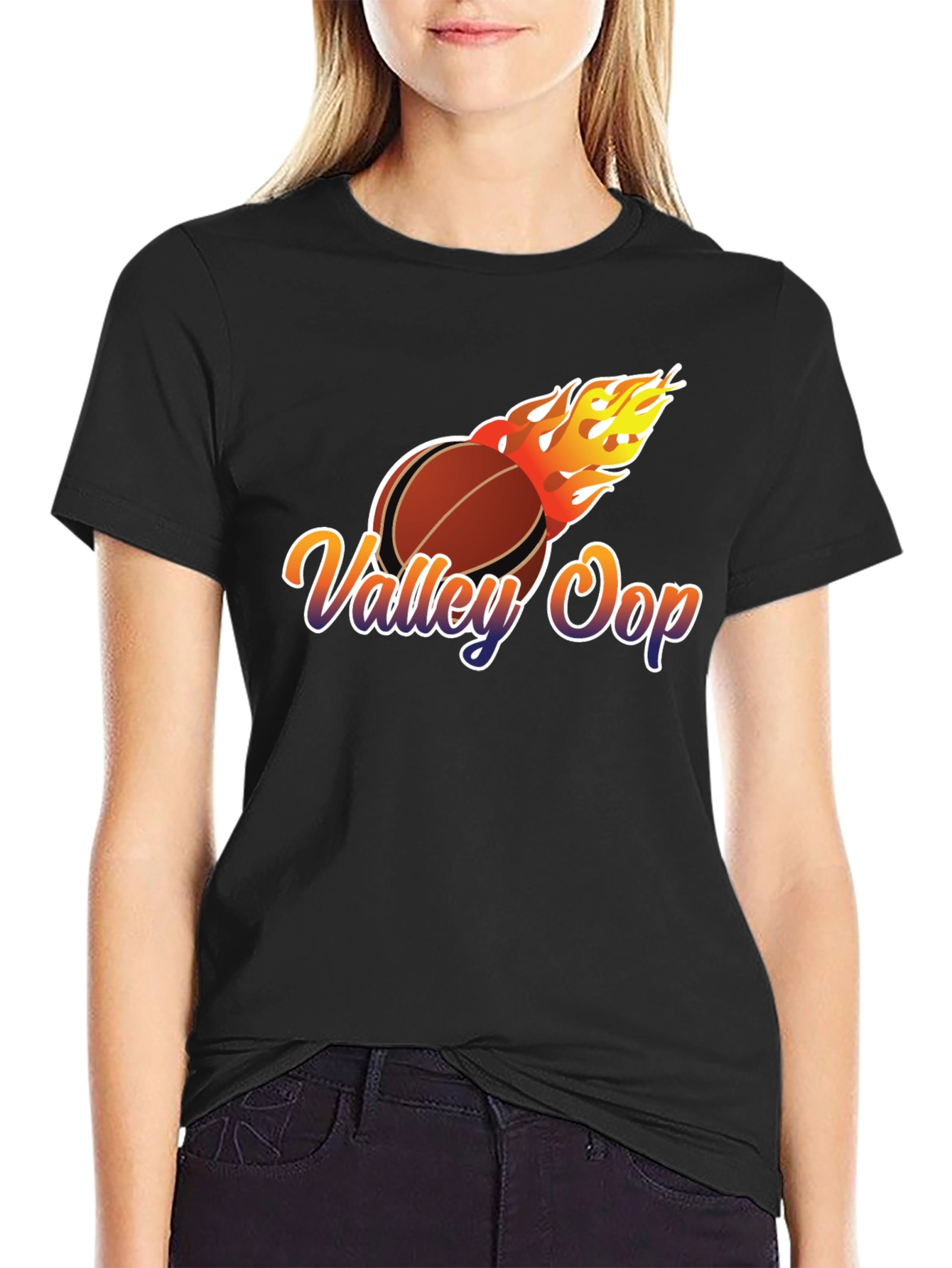 Valley Oop Basketball Graphic Tee