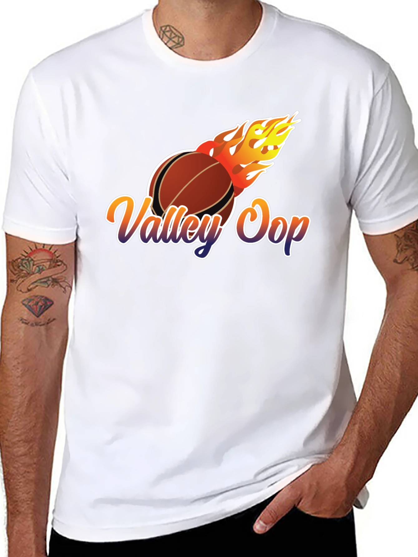 Valley Oop Basketball Graphic Tee