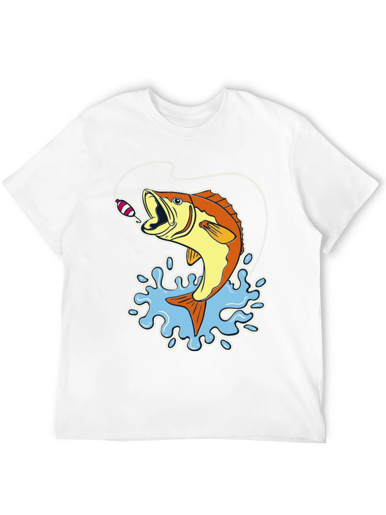 Bass Fishing Graphic T-Shirt