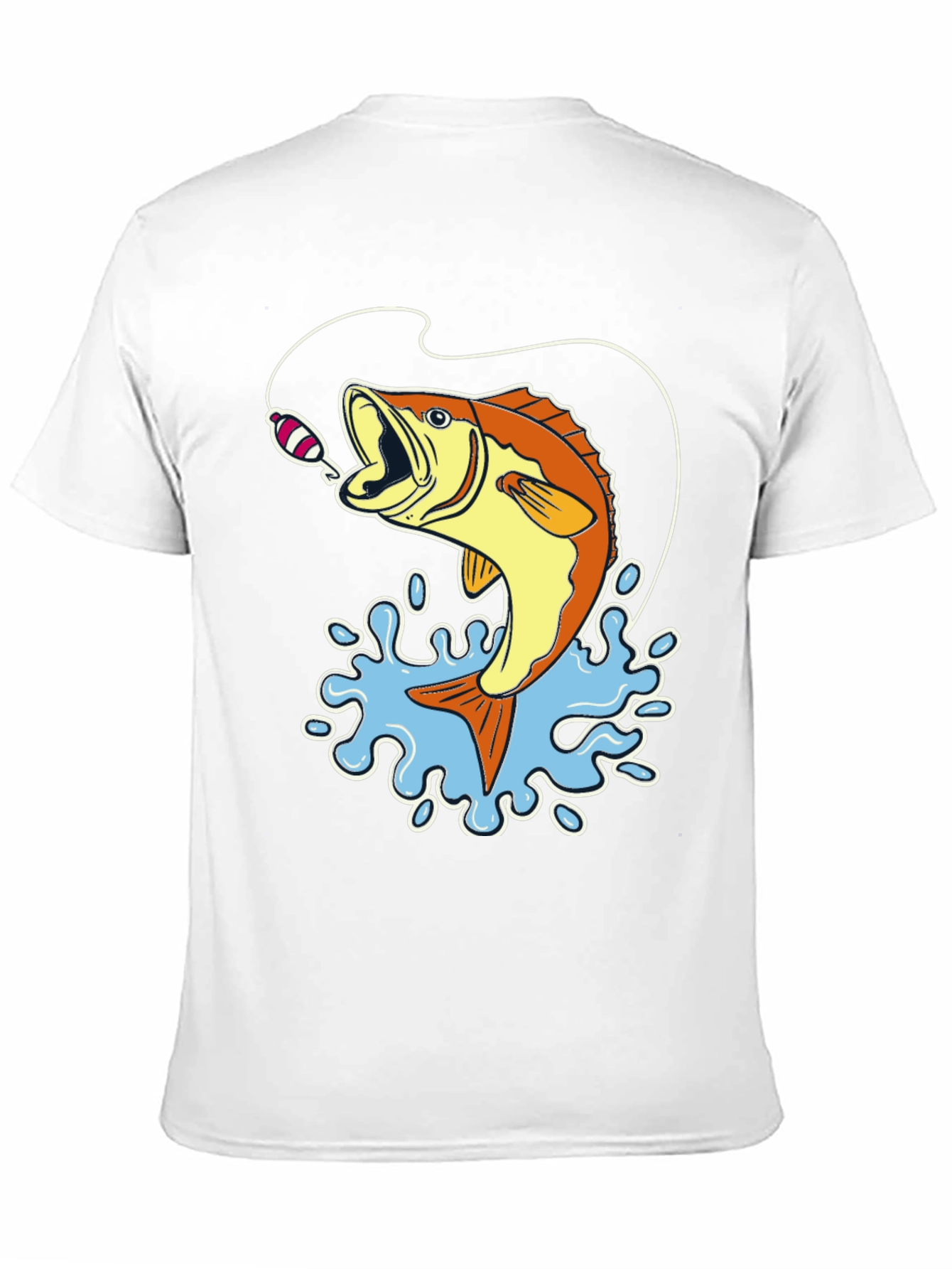 Bass Fishing Graphic T-Shirt