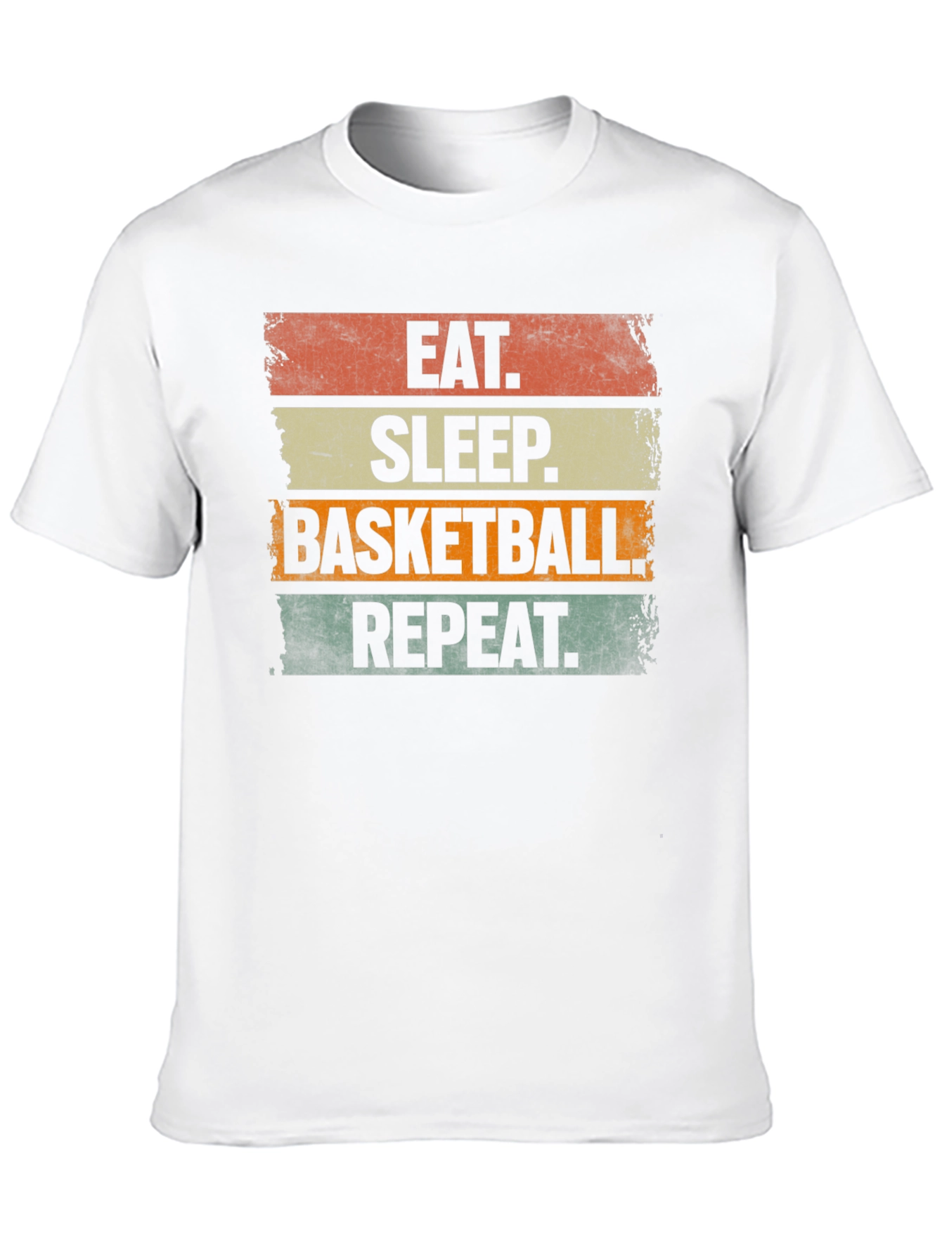Eat Sleep Basketball Repeat Graphic Tee