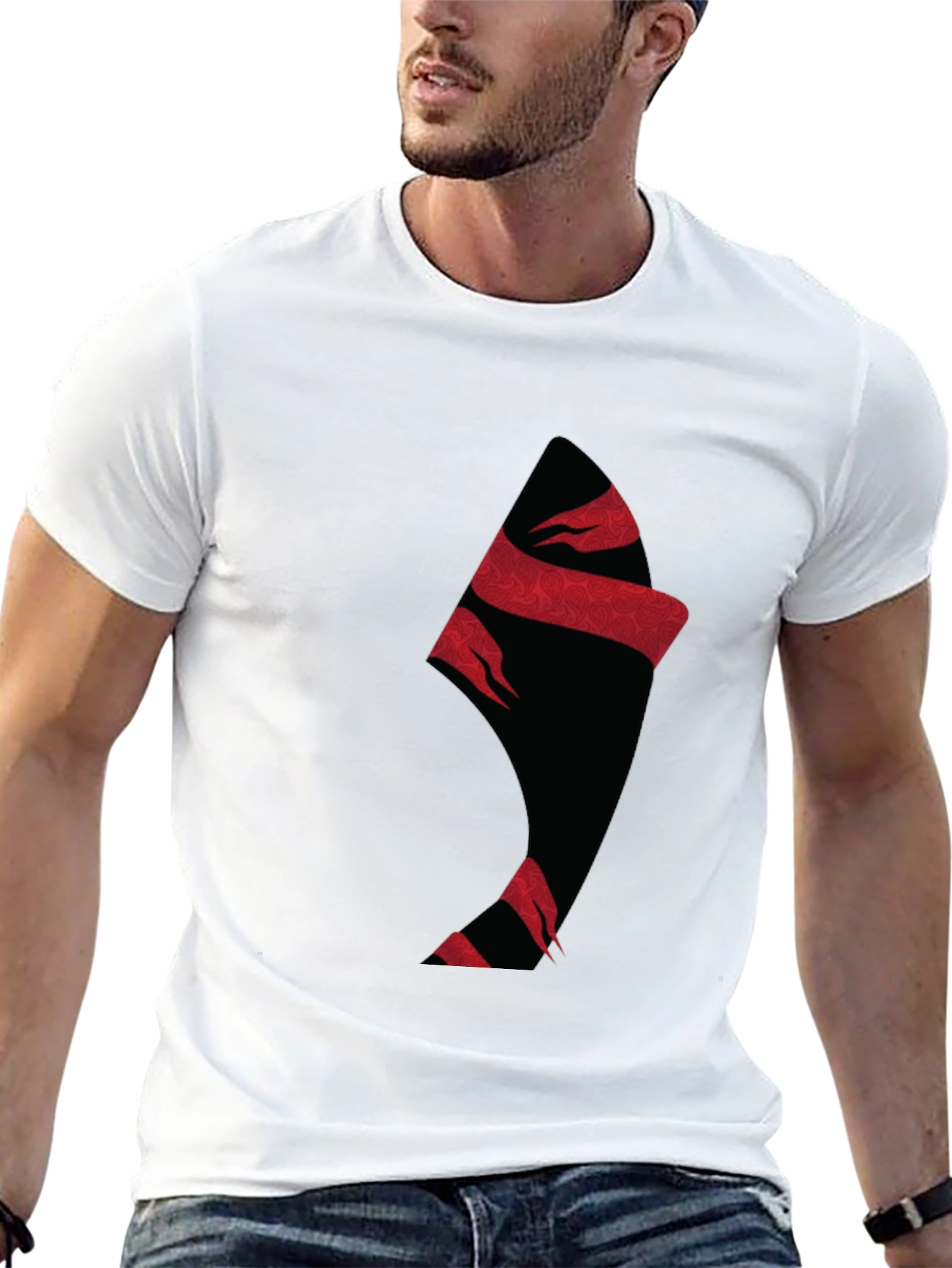 Graphic Print Crew Neck T-Shirt