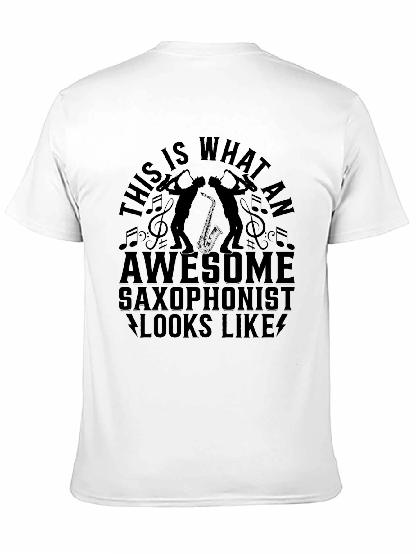 Awesome Saxophonist Graphic Tee - Musician T-Shirt