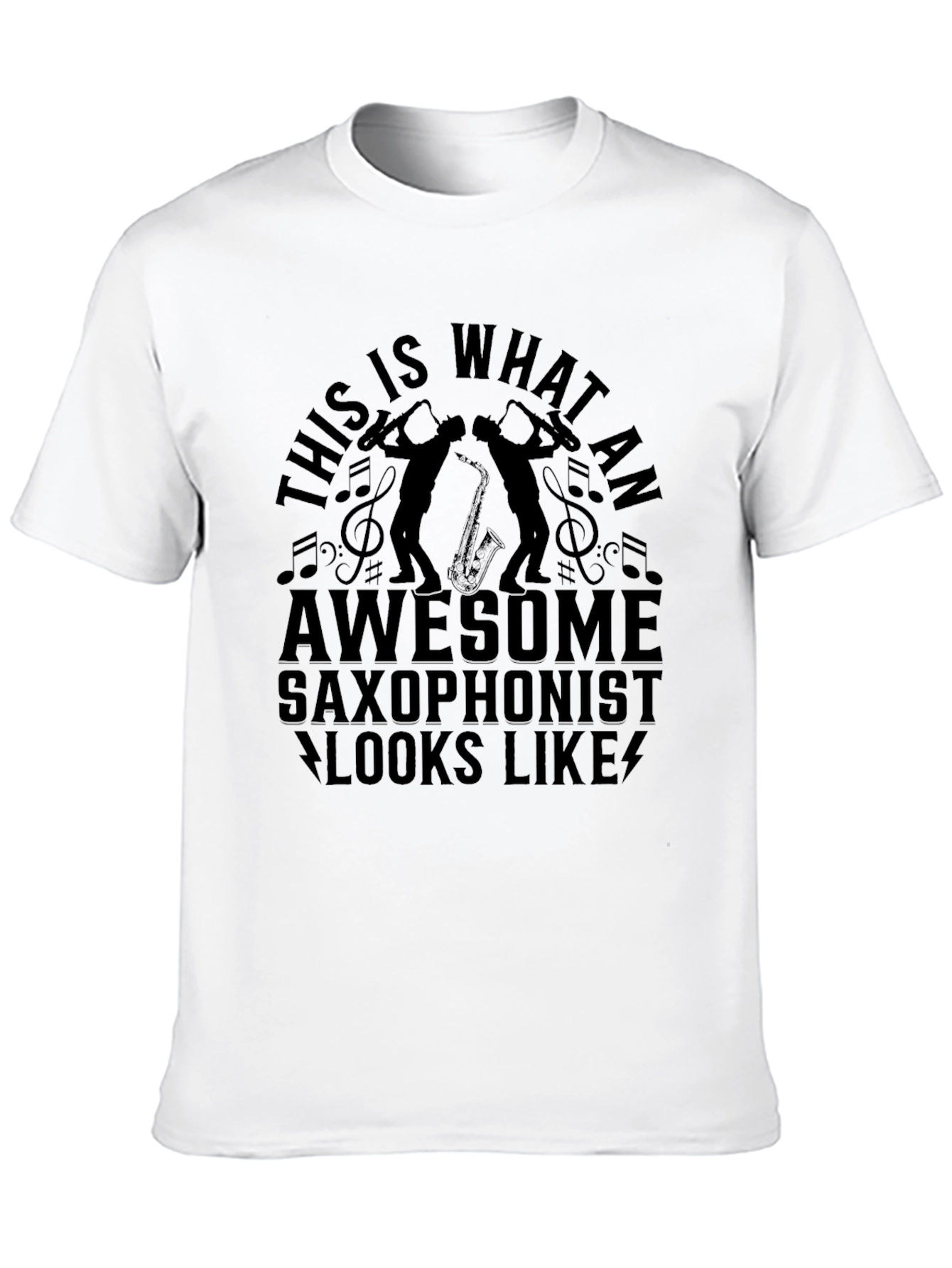 Awesome Saxophonist Graphic Tee - Musician T-Shirt